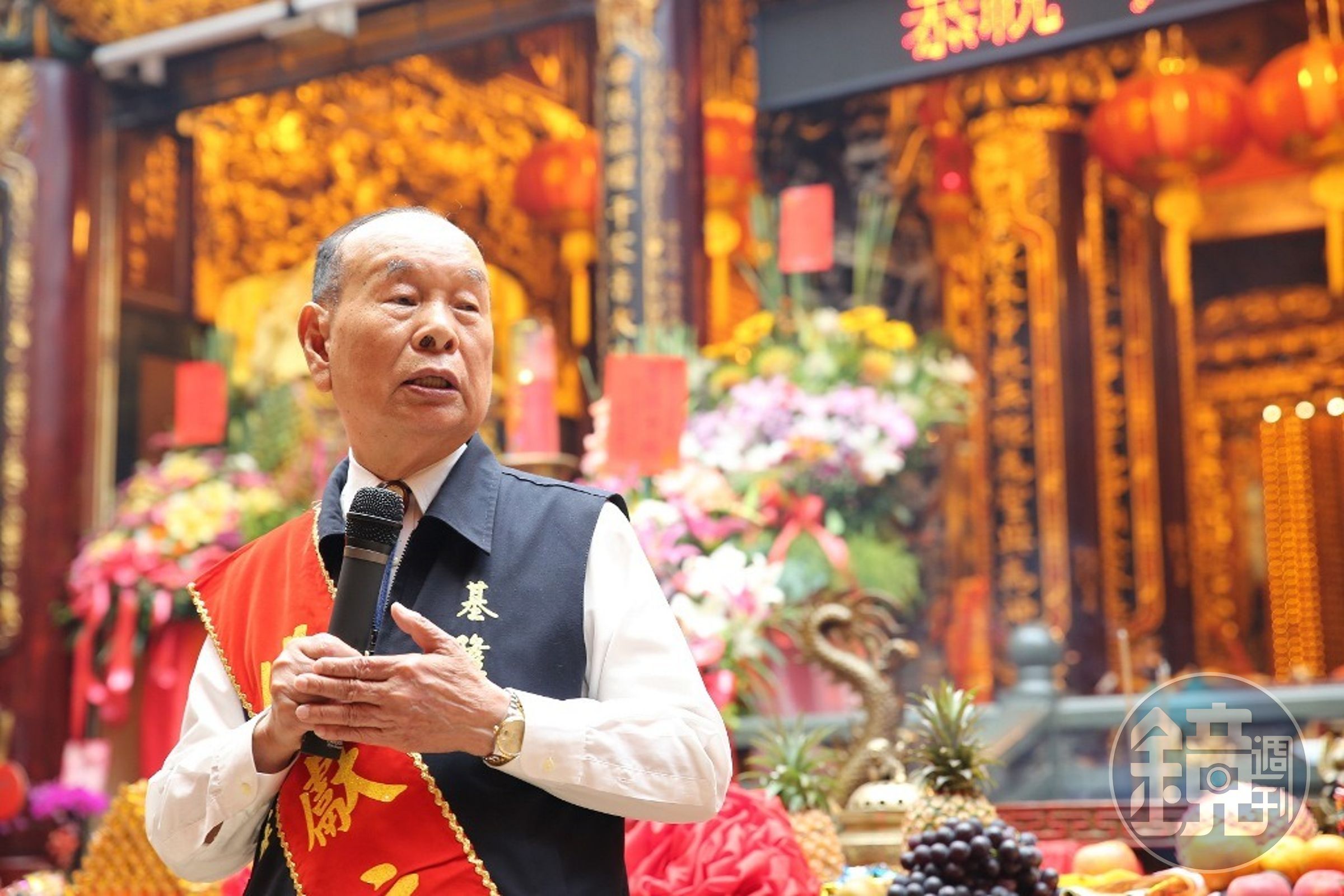 身為賴清德舅舅的童永(圖),表示賴萬里老家過去是「土堆仔尾」,沒有地目,不是違建。(本刊資料照)
