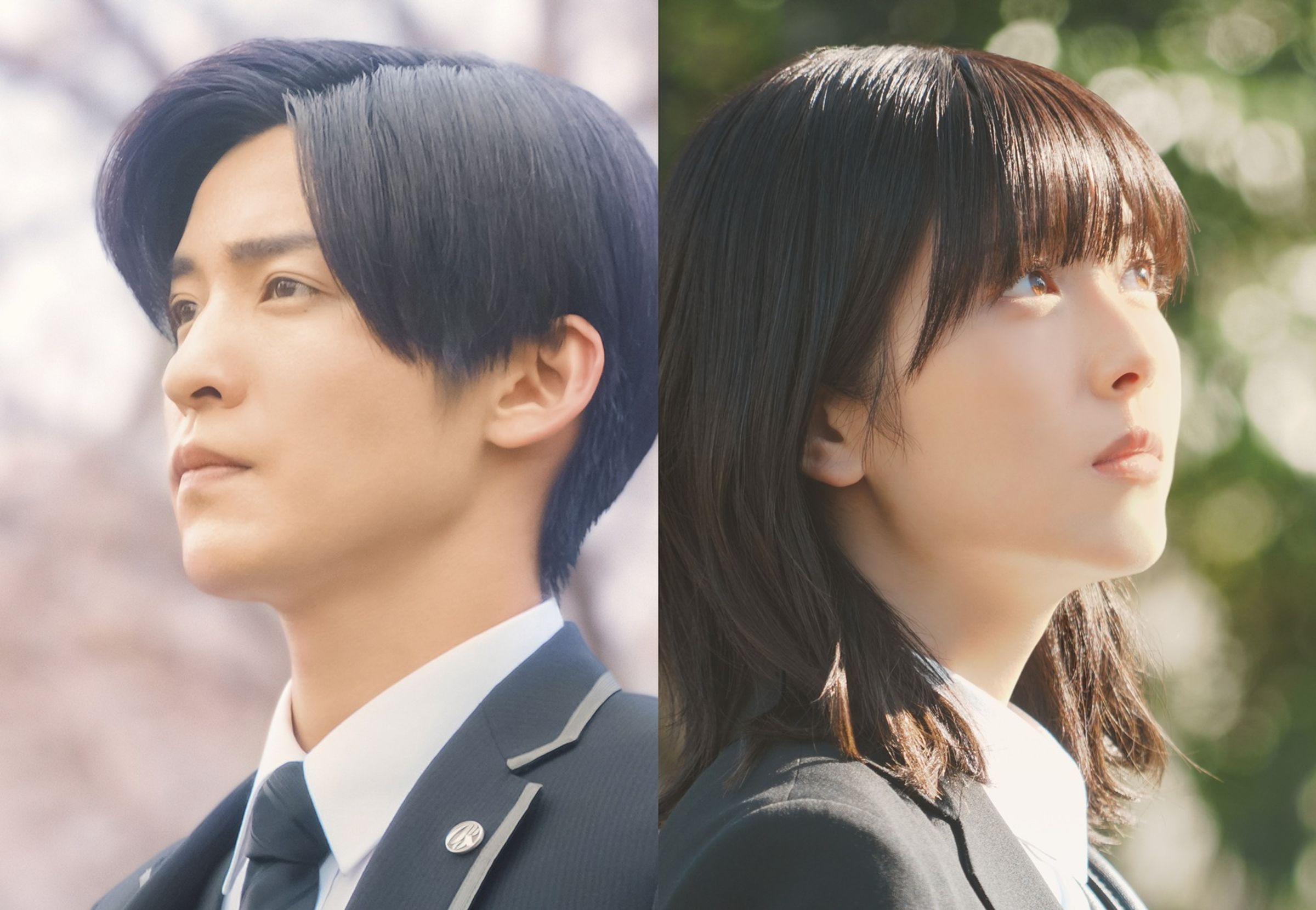 日本真人電影票房冠軍《別離無恙》由濱邊美波（右）和目黑蓮（左）主演。（車庫娛樂提供）
