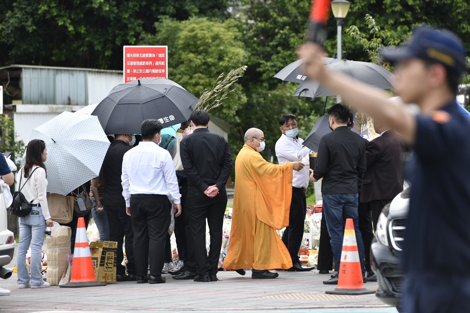 三峽本月19日的重大車禍造成3死12傷,肇事的余姓老翁也在今晨傷重不治。(鏡報李智為攝)