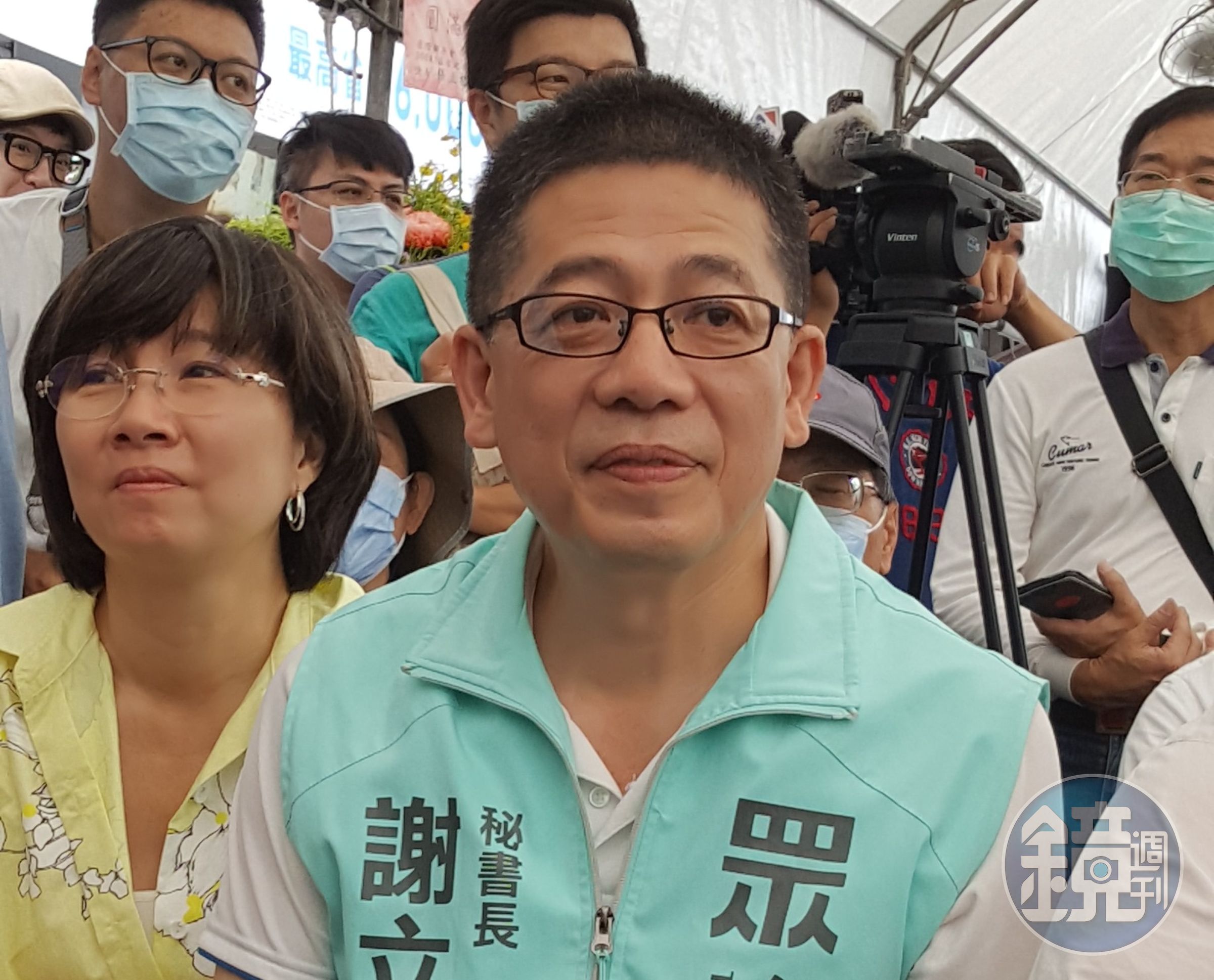 談到民眾黨現況，前祕書長謝立功直言「雙標得太嚴重」，中間選民恐怕不會靠過來。（本刊資料照）