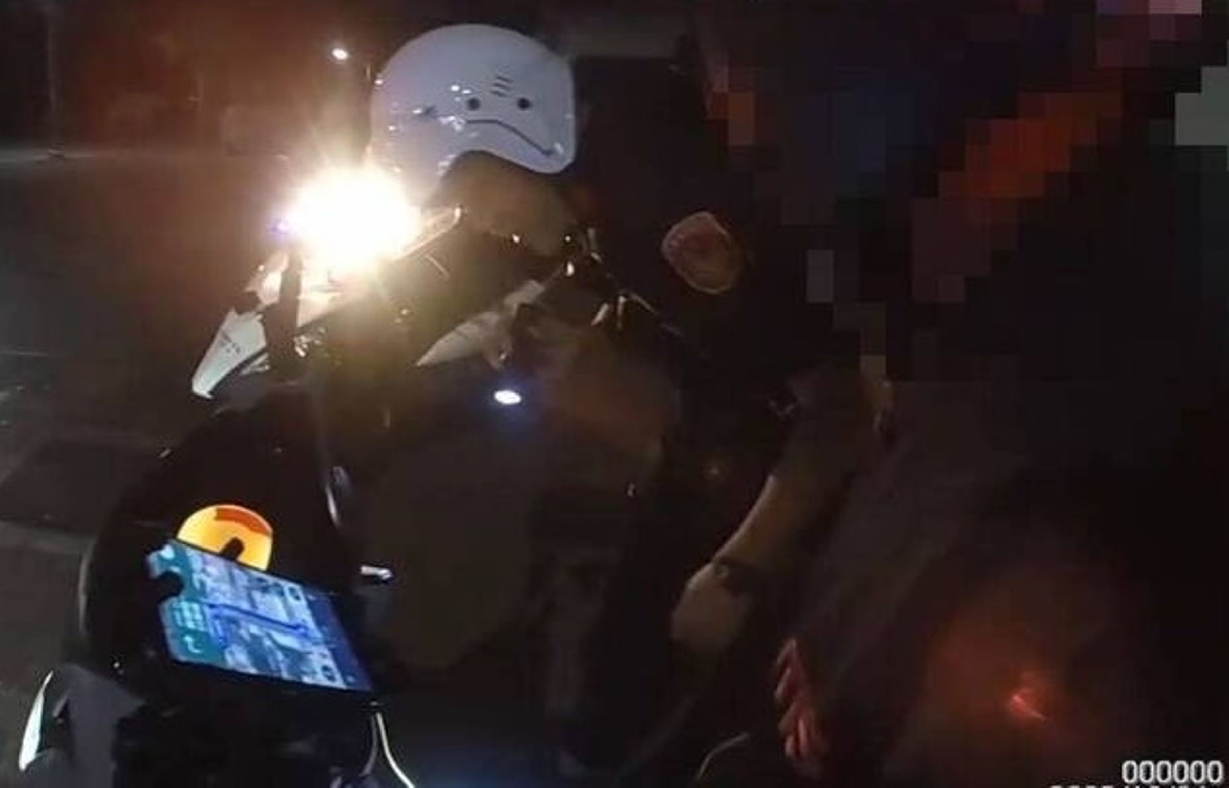 22歲廖姓男子偷車赴花蓮光復災區領物資。（警方提供）