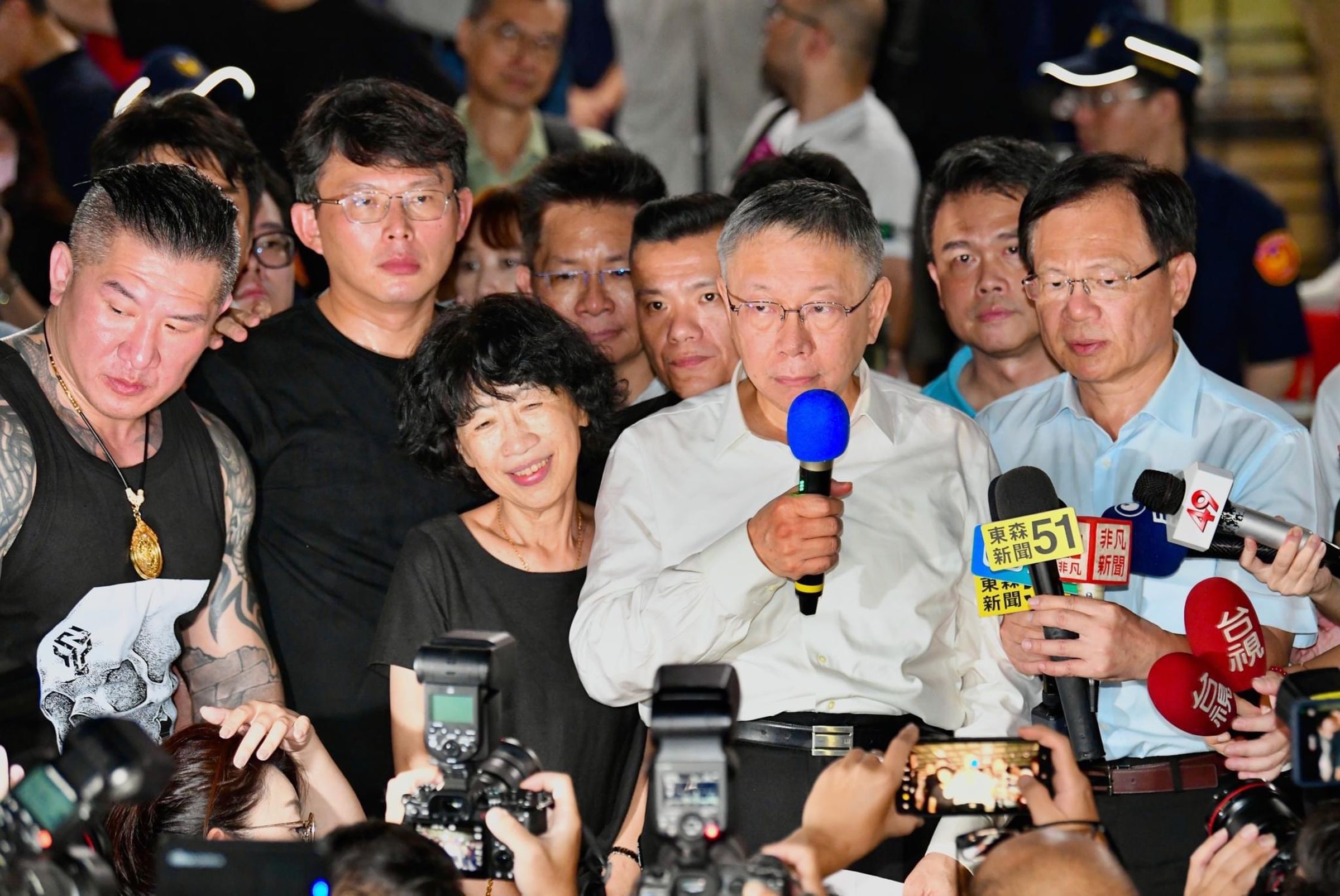 陳佩琪今(8)日在臉書發文,曝柯文哲曾說要打倒綠共邪惡政權救台灣。(翻攝自陳佩琪Peggy臉書)