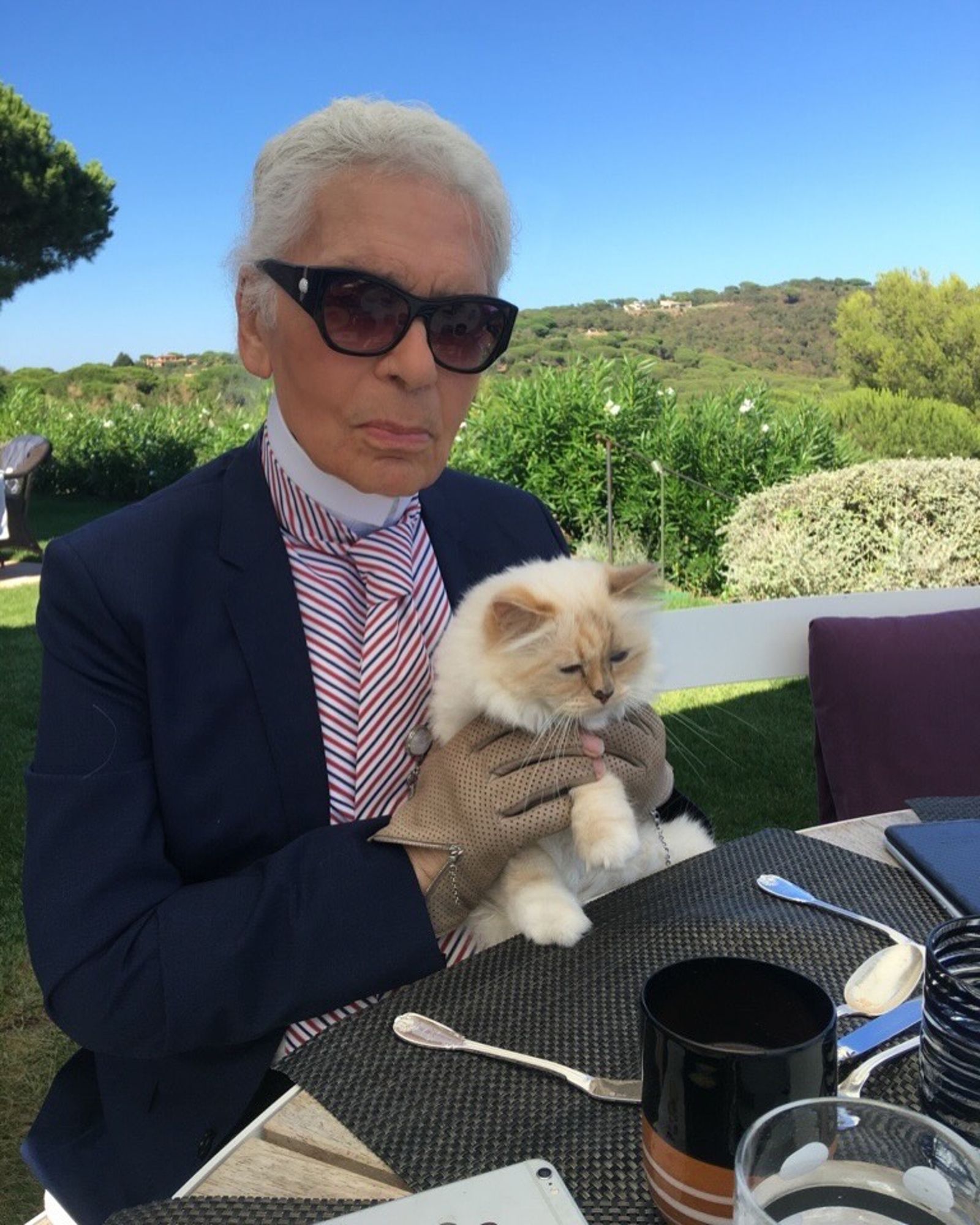 Choupette是拉格斐生前最著名的繆思之一。（翻攝karllagerfeld IG）