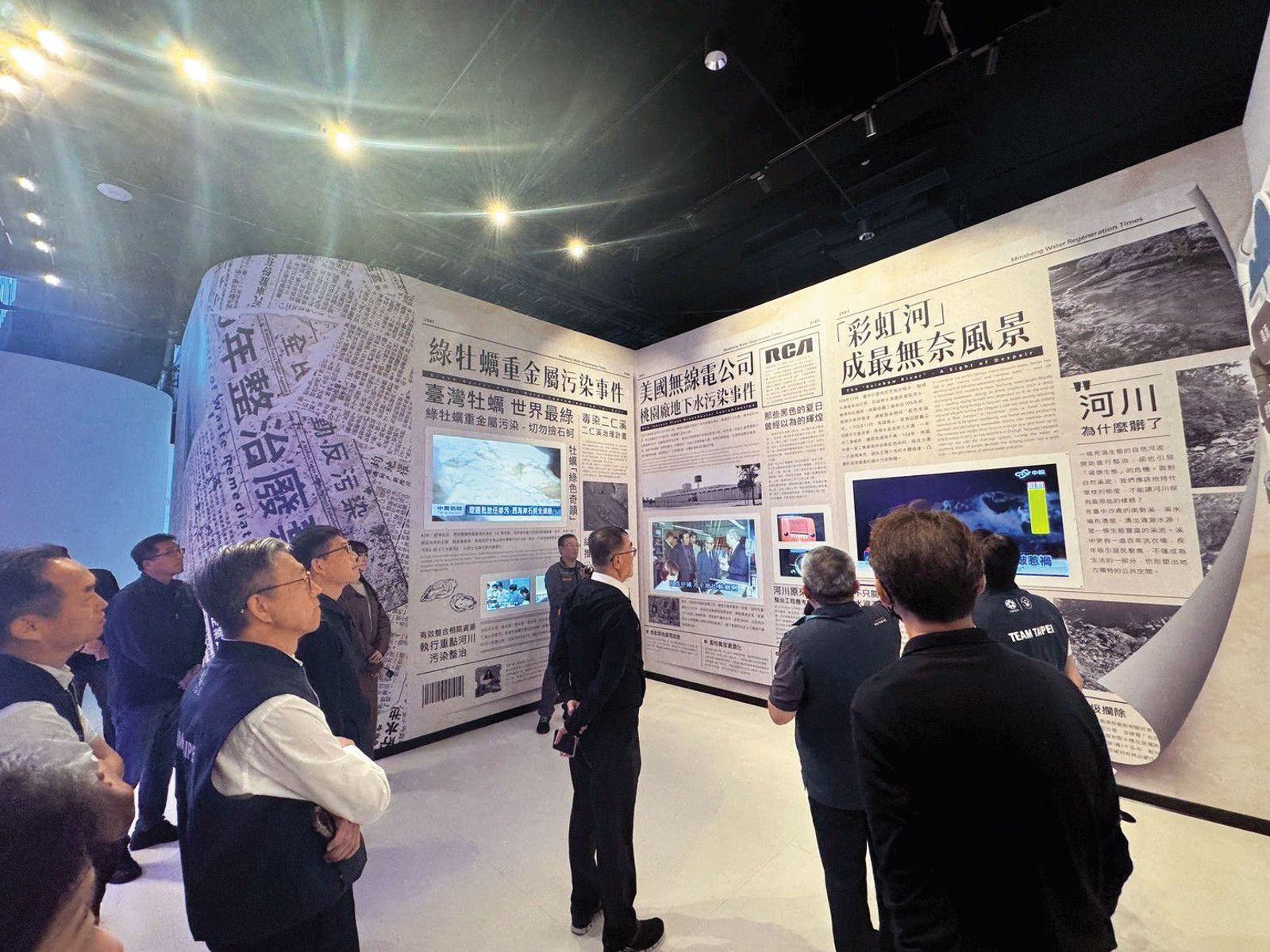 北市府盼借鏡上海整治蘇州河經驗，推動淡水河岸改造。（翻攝李四川臉書）