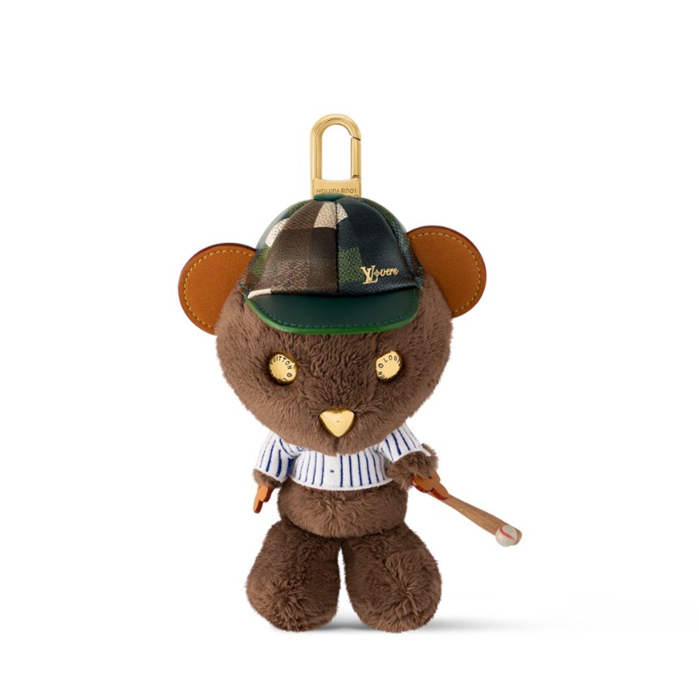 LV Louis Bear棒球選手包包吊飾。NT$41,100（路易威登提供）