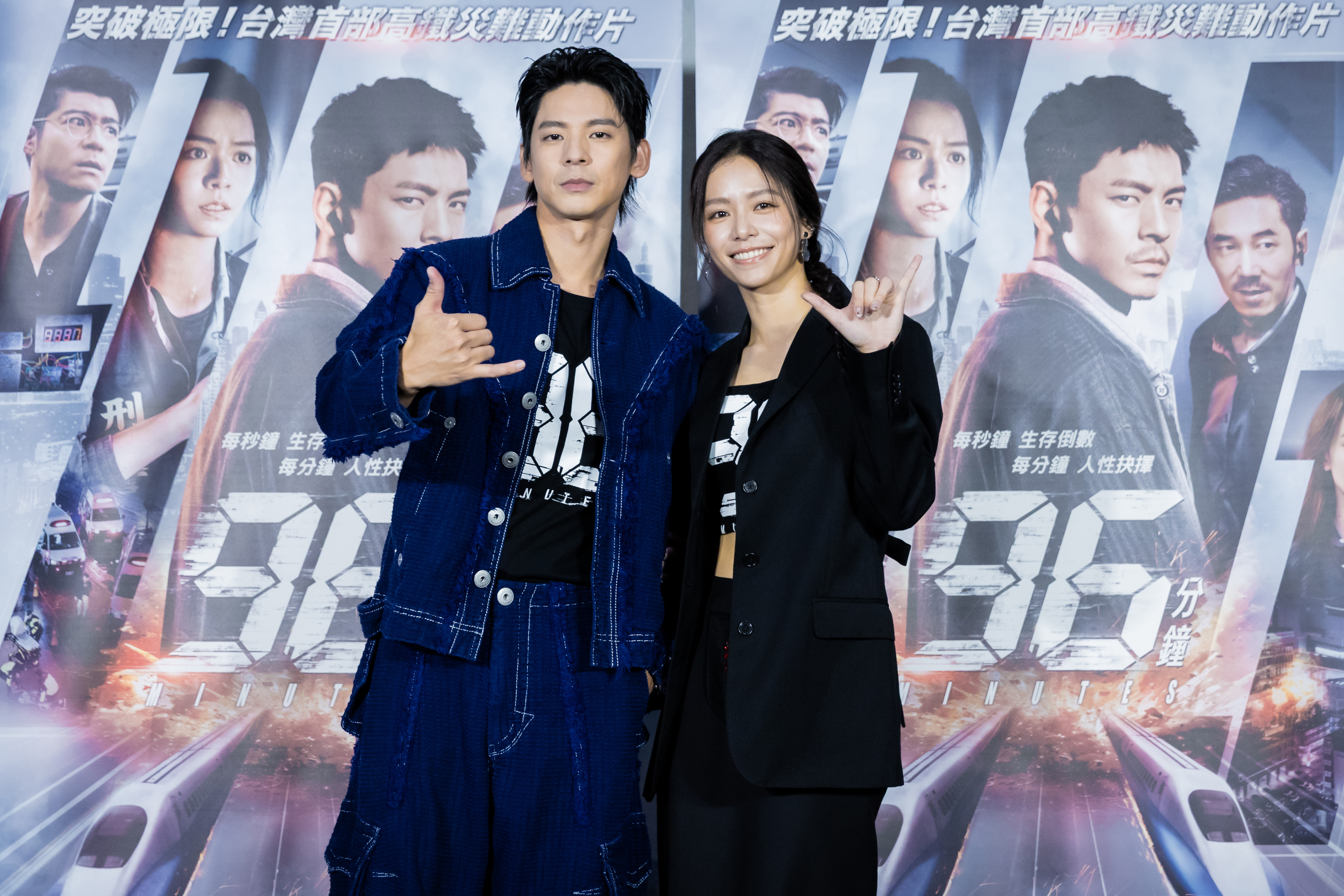 林柏宏與宋芸樺首度合作就演夫妻，2人憑講垃圾話建立了不錯的感情。（華影提供）