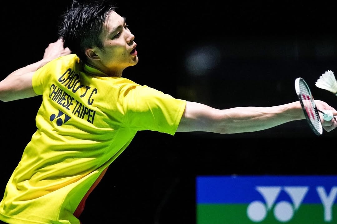 周天成成功挺進男單4強。（翻攝自周天成IG）