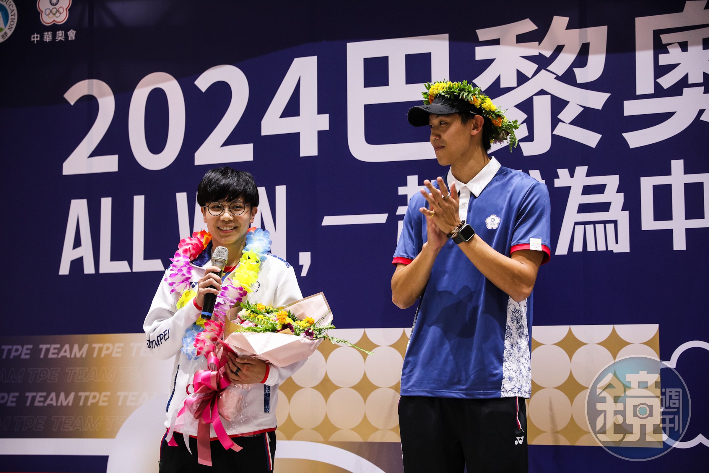 鄭怡靜和彭名揚首次參加奧運開幕、閉幕式,都留下難忘回憶。