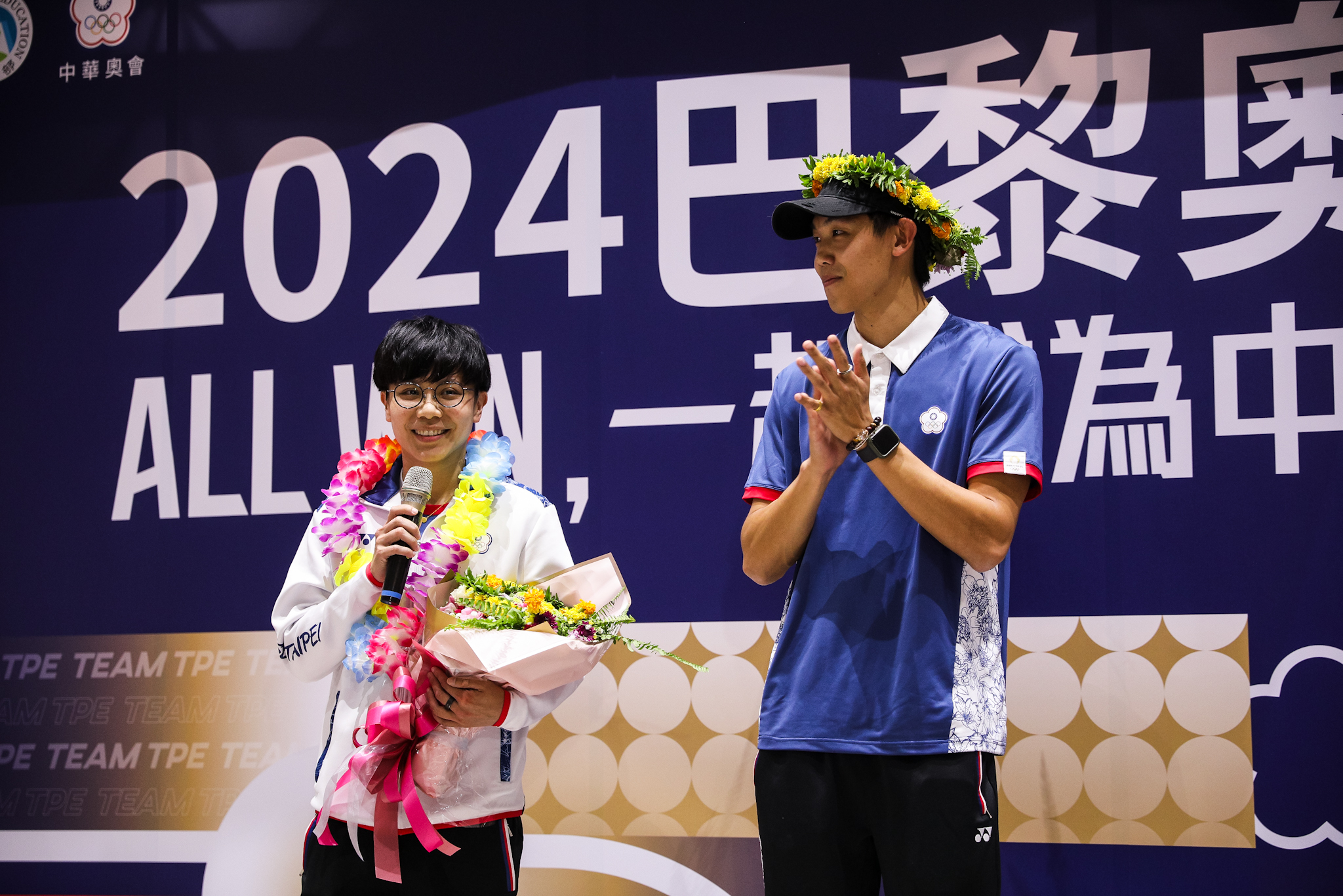 鄭怡靜和彭名揚首次參加奧運開幕、閉幕式，都留下難忘回憶。