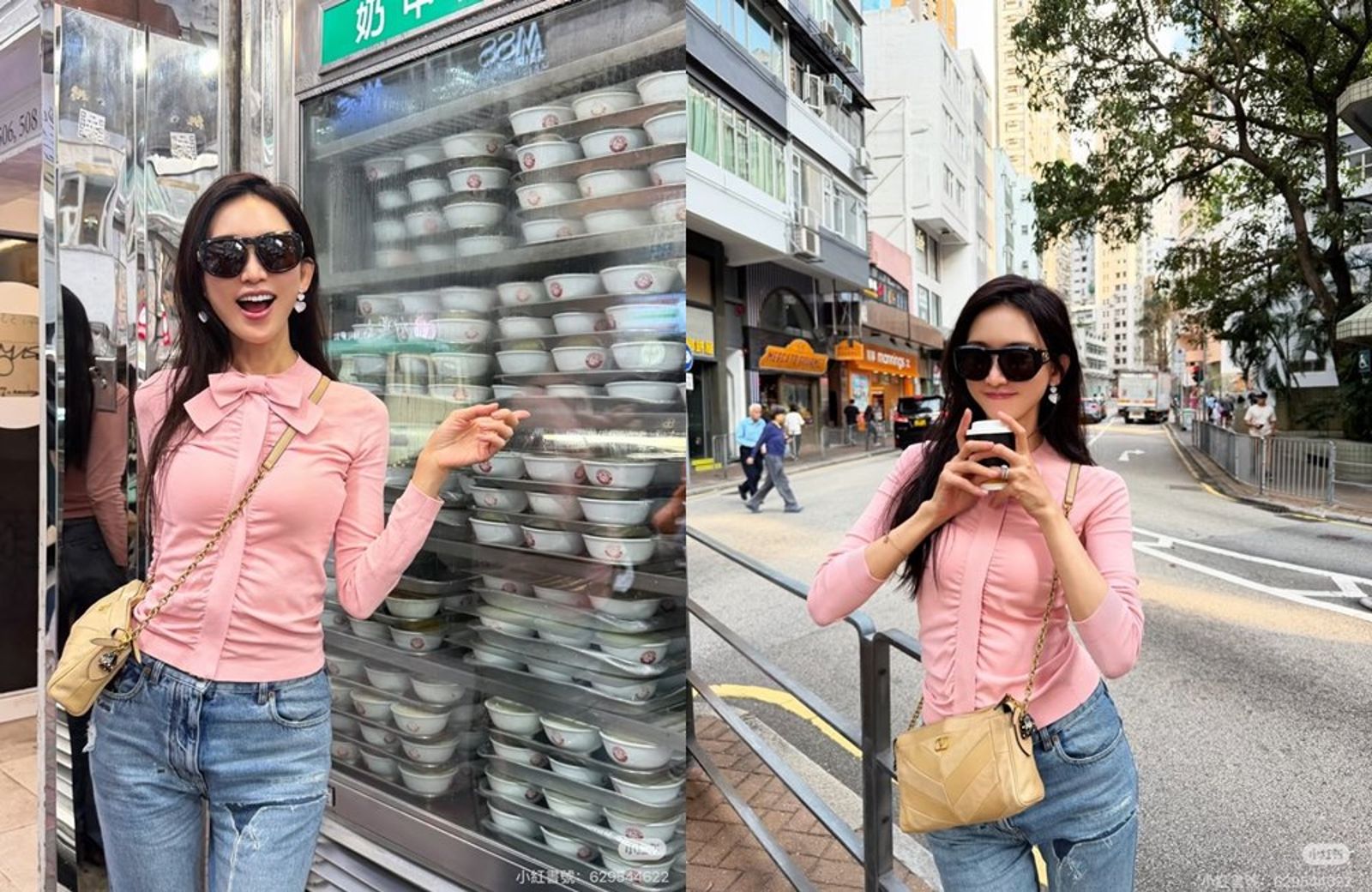 林志玲漫遊香港，相當悠哉。（翻攝林志玲小紅書）