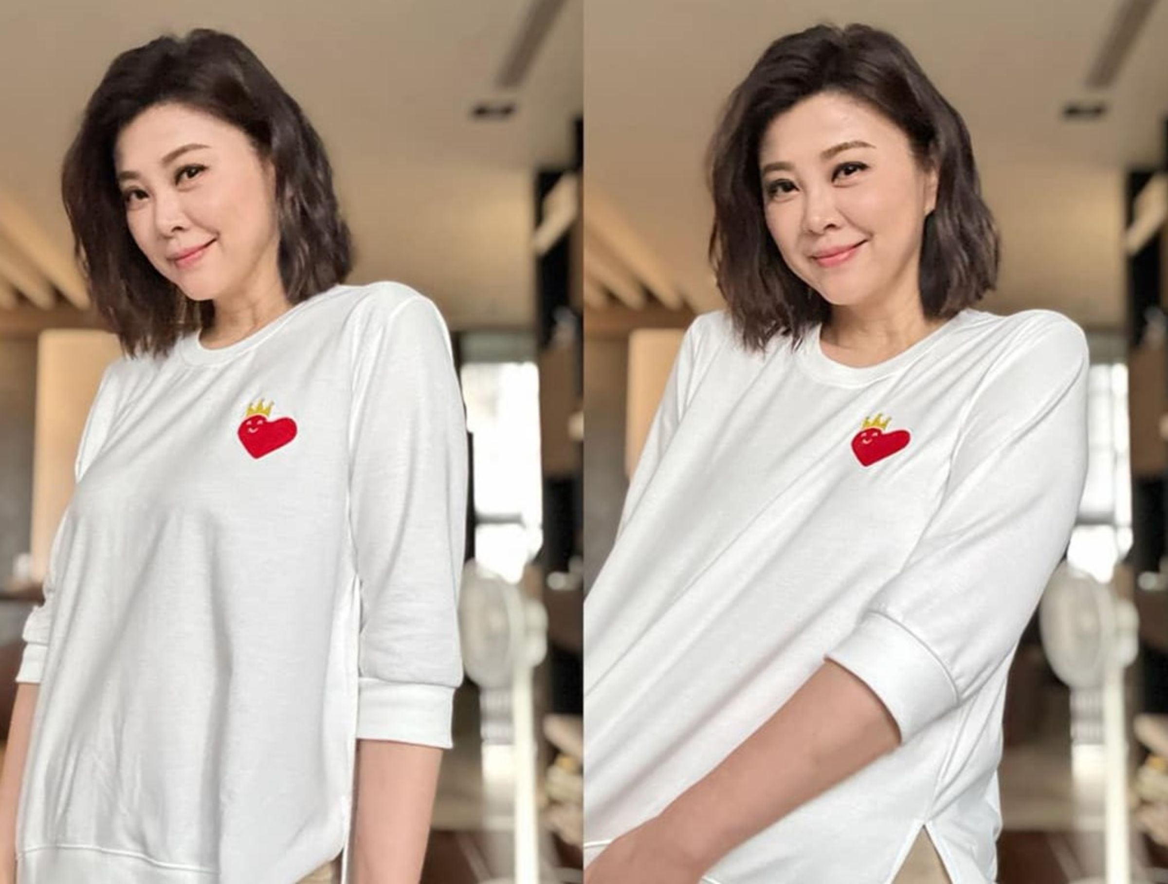 方馨首度和服裝品牌聯名推出親手設計的服裝。(翻攝臉書)