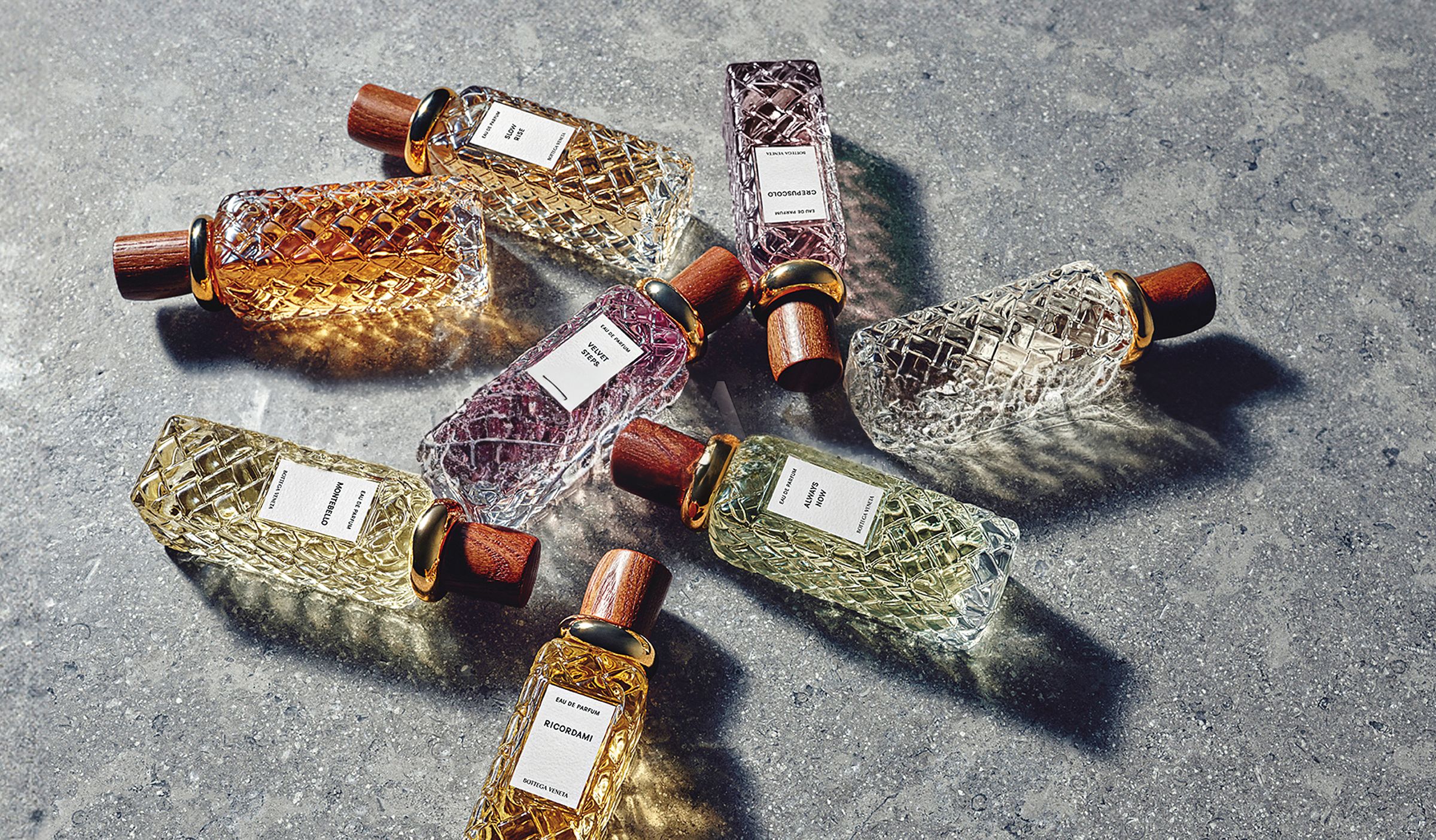 BOTTEGA VENETA推出全新Alta香氛系列10款淡香精作品。NT$7,300╱50ml、NT$9,600╱100ml。（BOTTEGA VENETA提供）