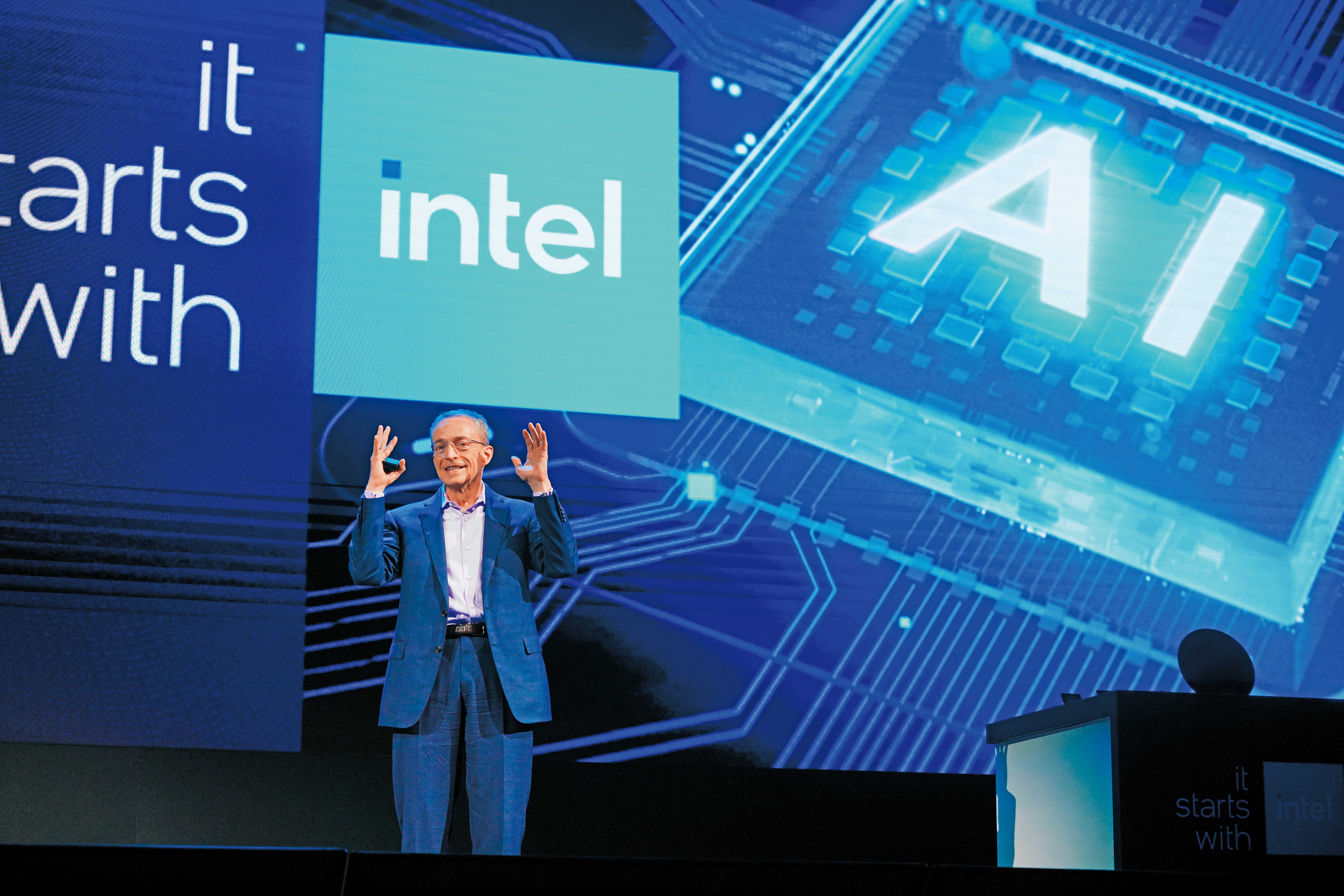 近期美國科技巨頭開出來的財報多數不如預期，股價因此出現大幅度修正。圖為英特爾執行長季辛格。