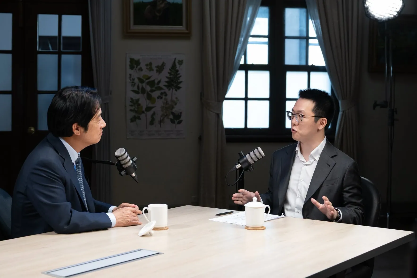 今早不開車？游庭皓《財經皓角》專訪賴清德　觀眾等嘸黃段子急喊：都開盤了
