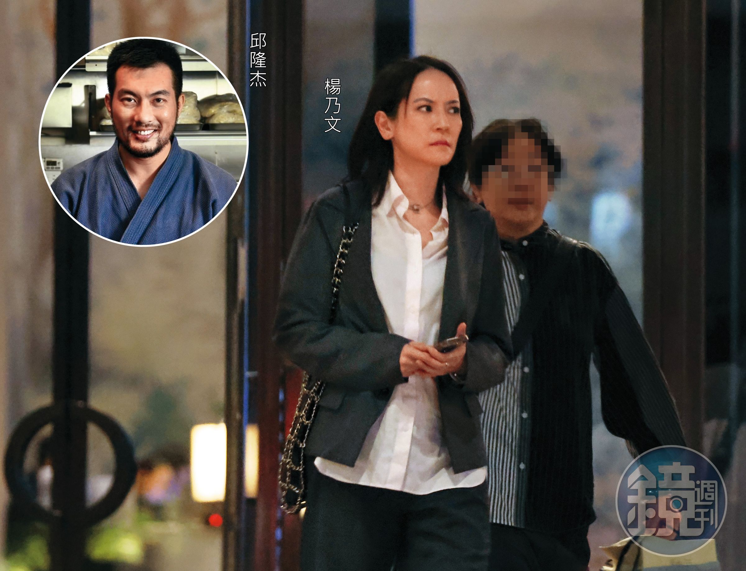 近來圈內有傳楊乃文與名店老闆、演小角色的男星邱隆杰走很近,但又爆女有情男無意;10月13日23:00,有傳楊乃文在蕭敬騰的婚禮會有男伴,但是最後只有她和女性友人。(小圖翻攝自牛肉麵‧雞湯臉書)