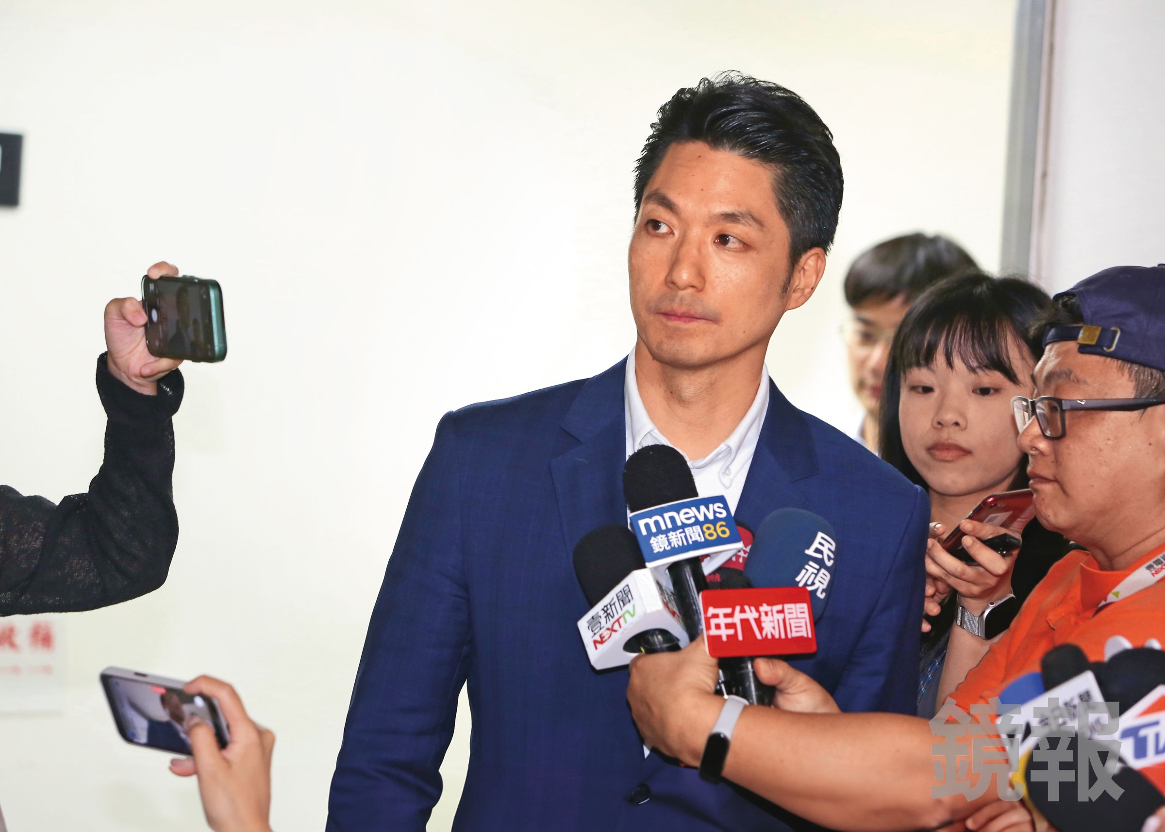 蔣萬安兒赴美交換陷爭議。（鏡報姜永年攝）