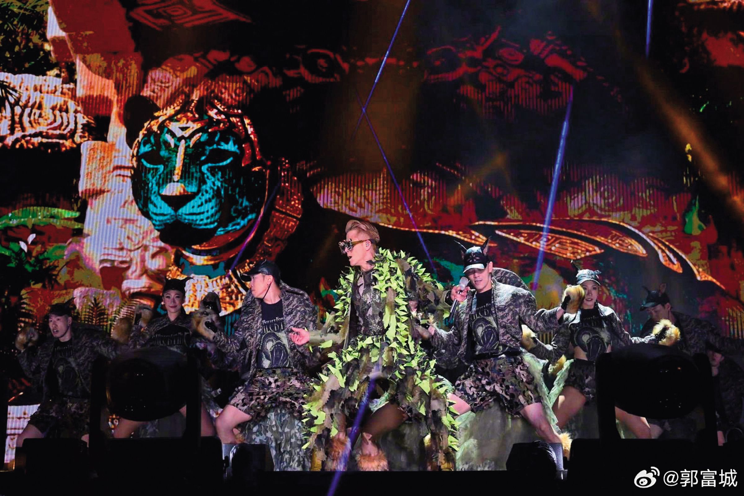 忙著巡演的郭富城,之前曾傳出是首位將在台北大巨蛋舉辦演唱會的歌手。(翻攝自郭富城微博)