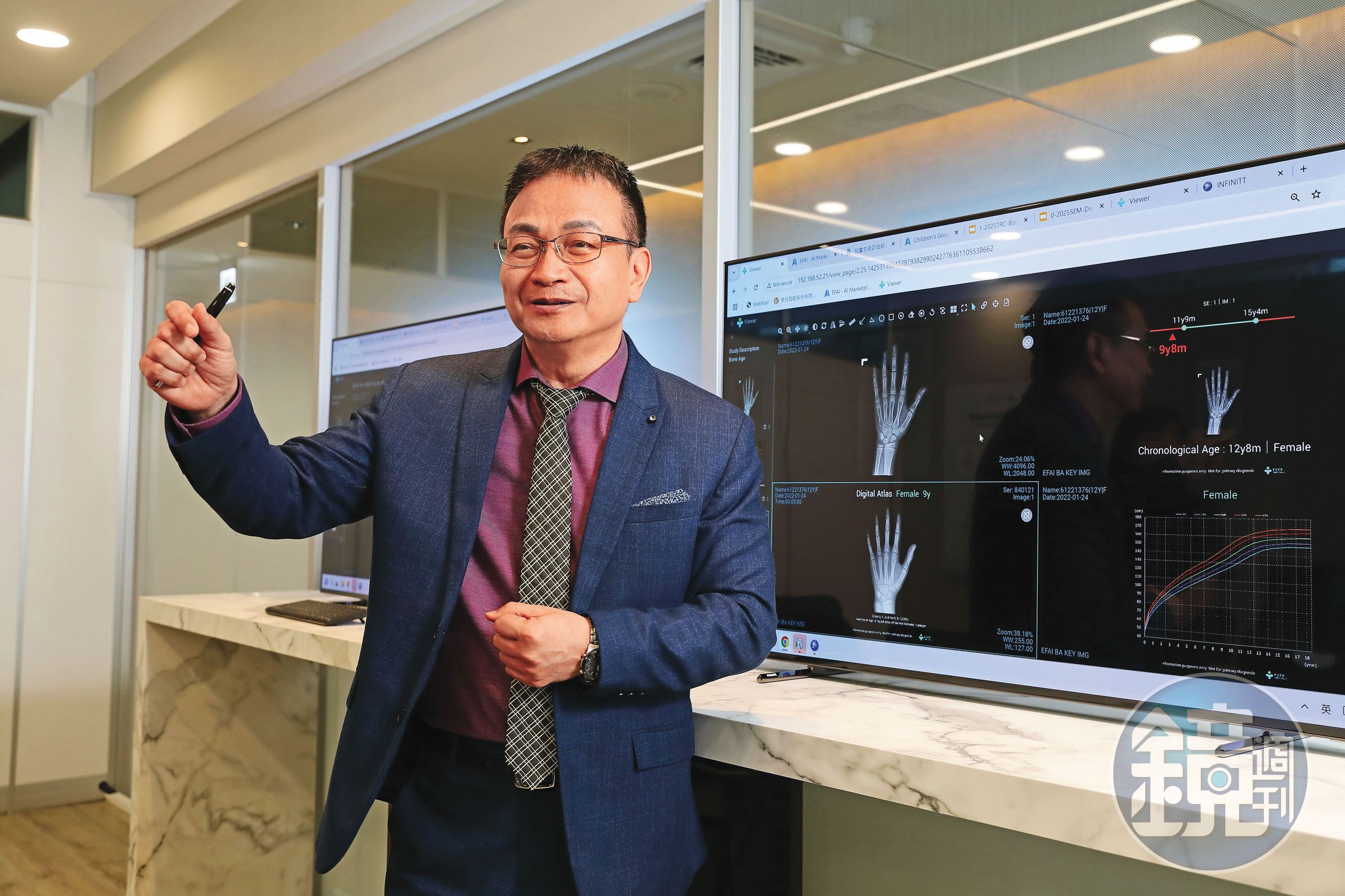 長佳智能目前在海內外取證的數量遙遙領先國內許多同業，讓公司在海外的知名度大增，對營收產生具體貢獻。圖為長佳智能總經理李友錚。