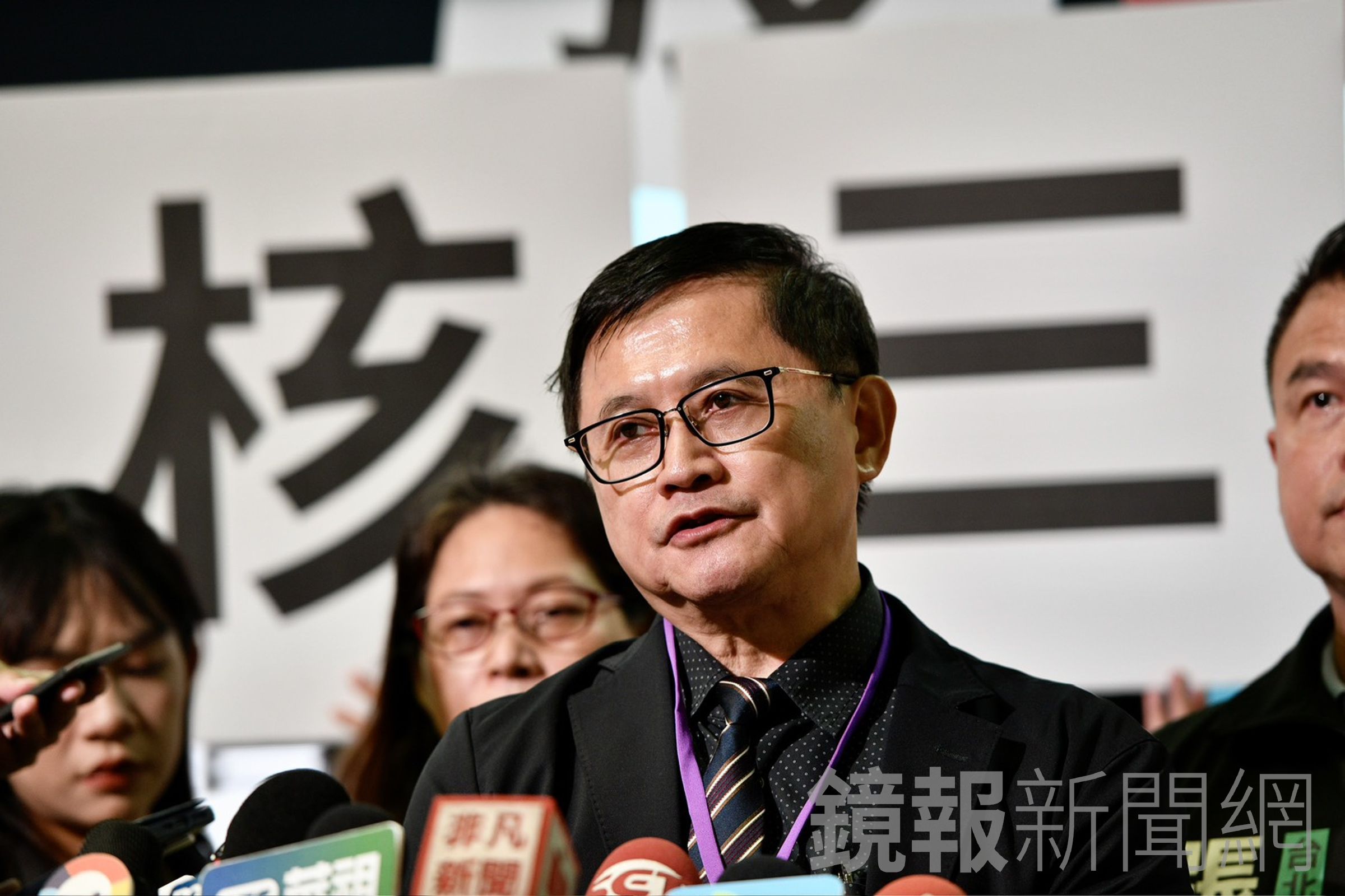 和碩集團董事長童子賢被外界形容為核三重啟意見發表會的壓軸擔當。(鏡報李智為攝)