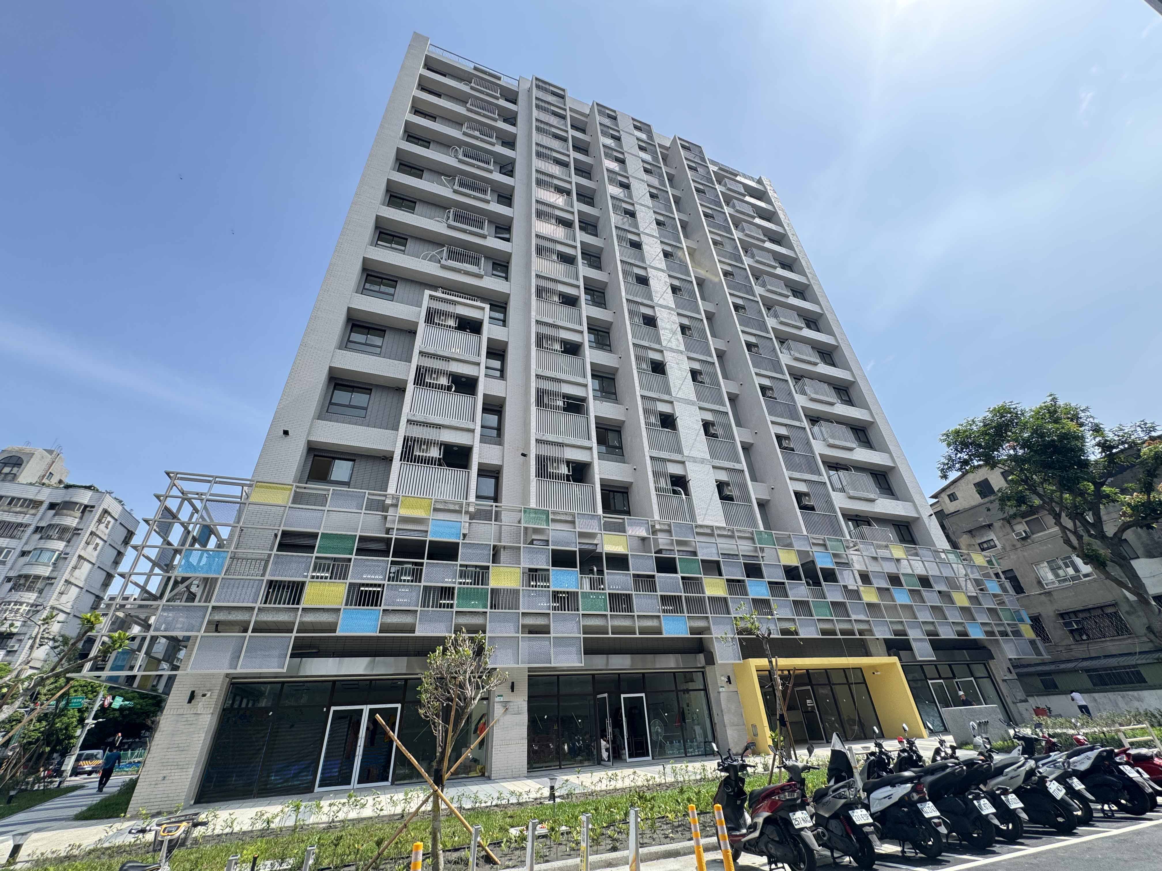 北市松山區「延吉好室」是社宅招租最受矚目的焦點，總戶數160 戶，進入收尾完工階段。（住都中心提供）