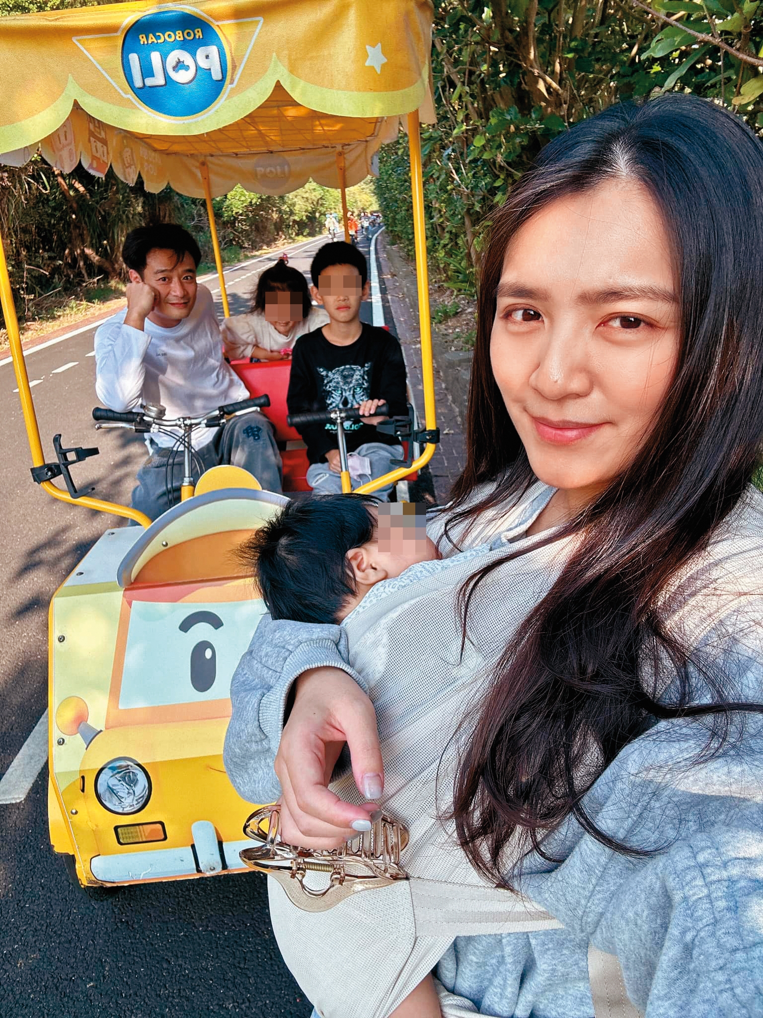 林佑星的經紀人照顧他兒子照顧出愛,而且讓他動了再婚念頭。(取自林佑星臉書)