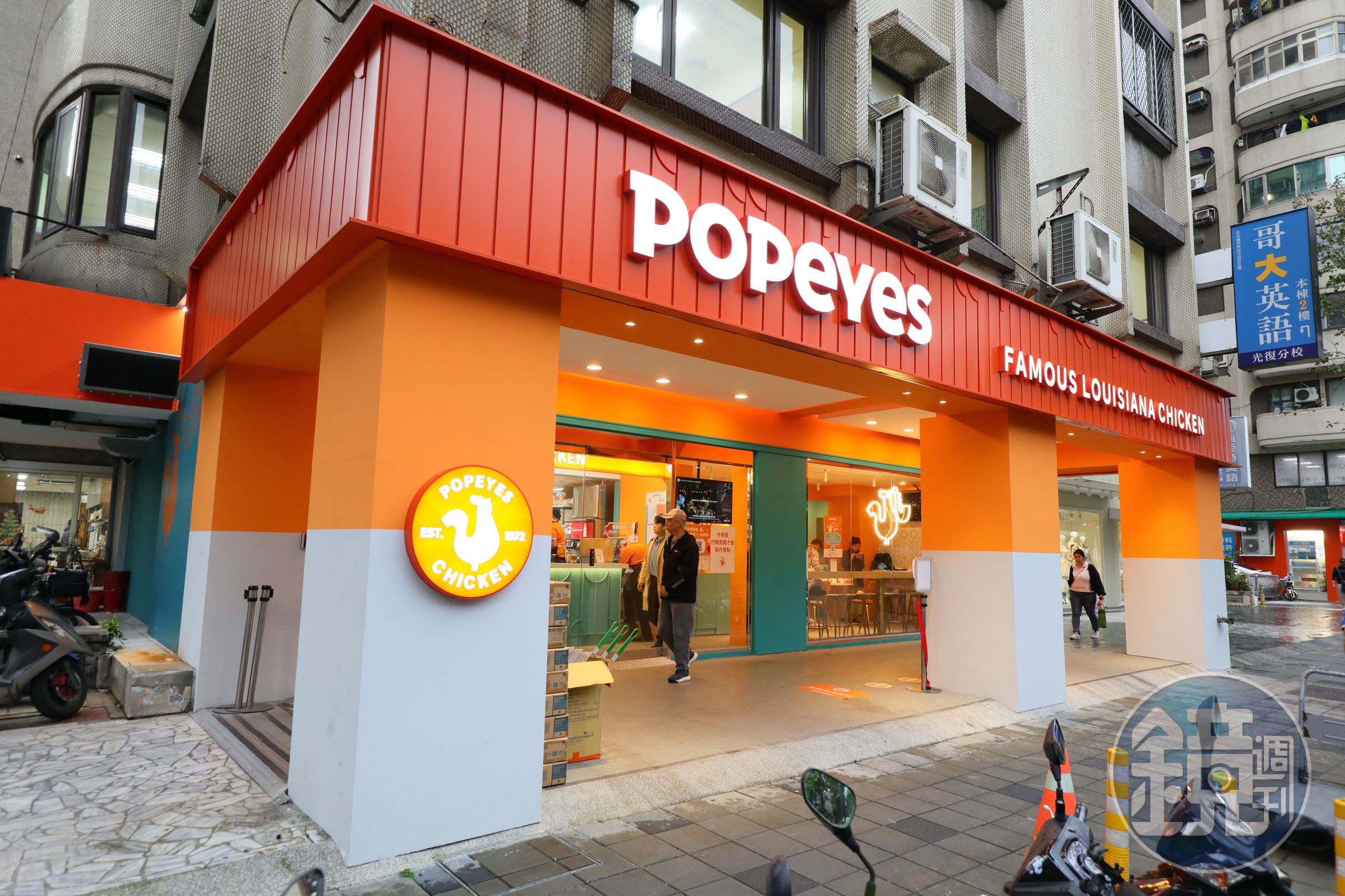 炫風來台的「Popeyes」不到一年時間已拓展出光復店、許昌店以及台北101店3間分店。