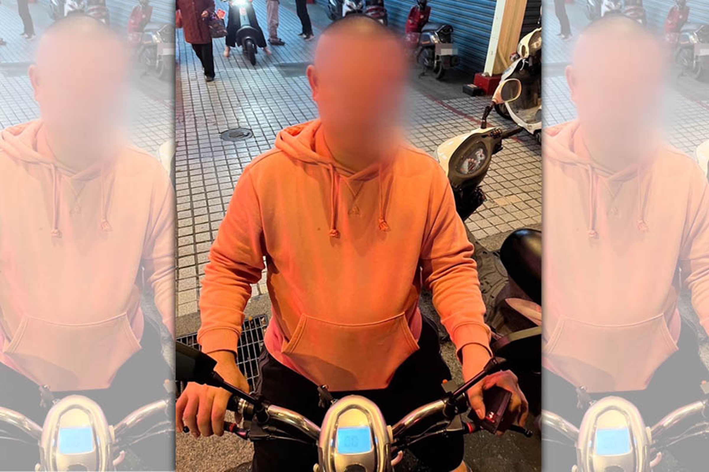 萬華警分局烏龍辦案，將一名媒體主管指為畫面中的車手，引發極大爭議。（翻攝畫面）