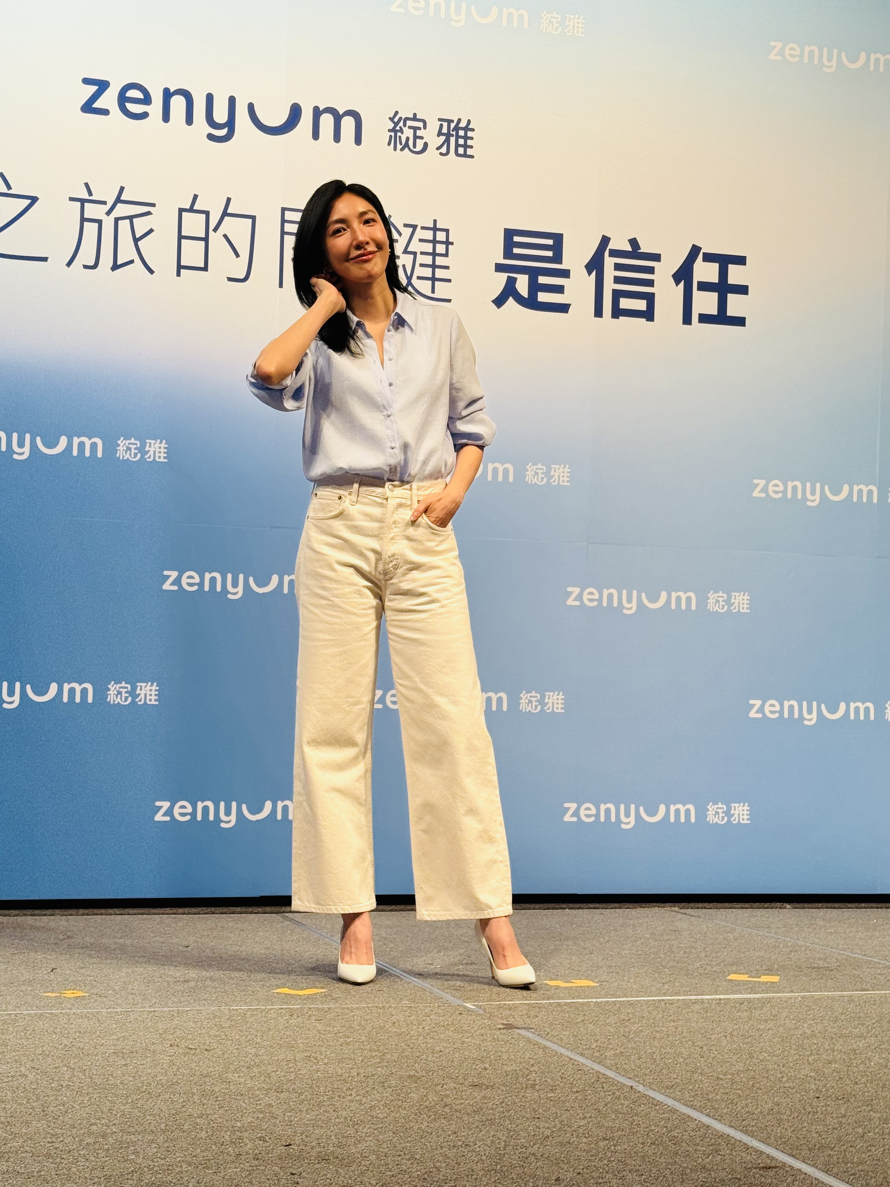 楊謹華透露十多年前就開始戴牙套。