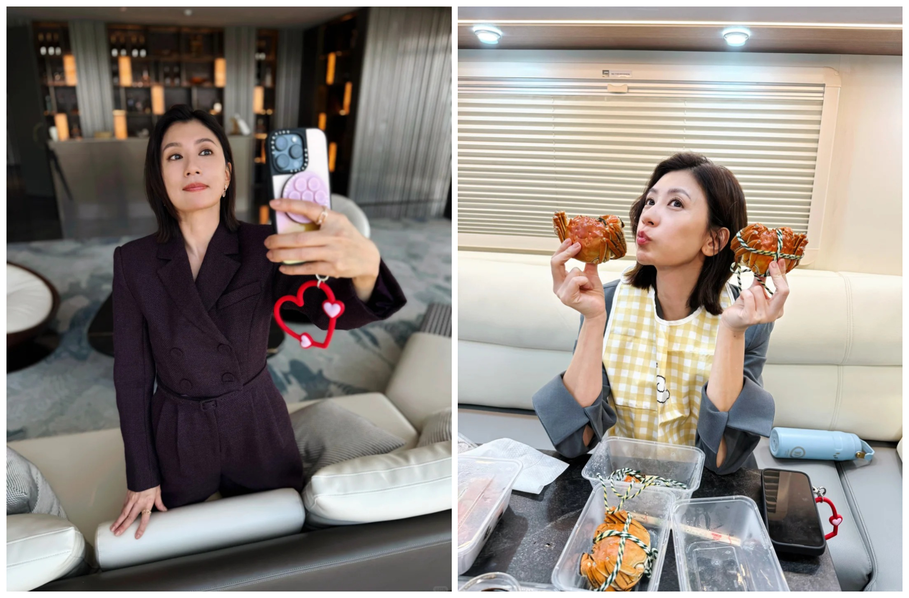 賈靜雯在小紅書發出9張近照。（翻攝小紅書）