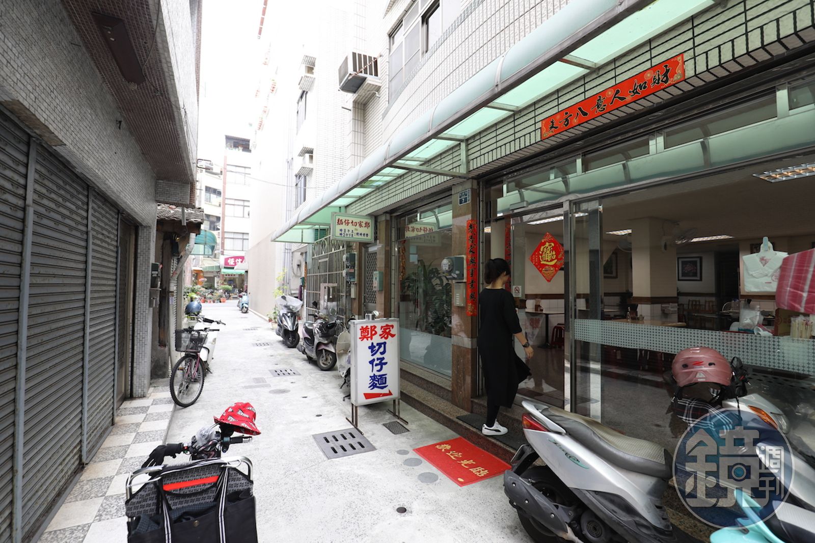 以美味湯頭和油蔥虜獲老客人的「鄭家切仔麵」,迄立在高雄鹽埕區。