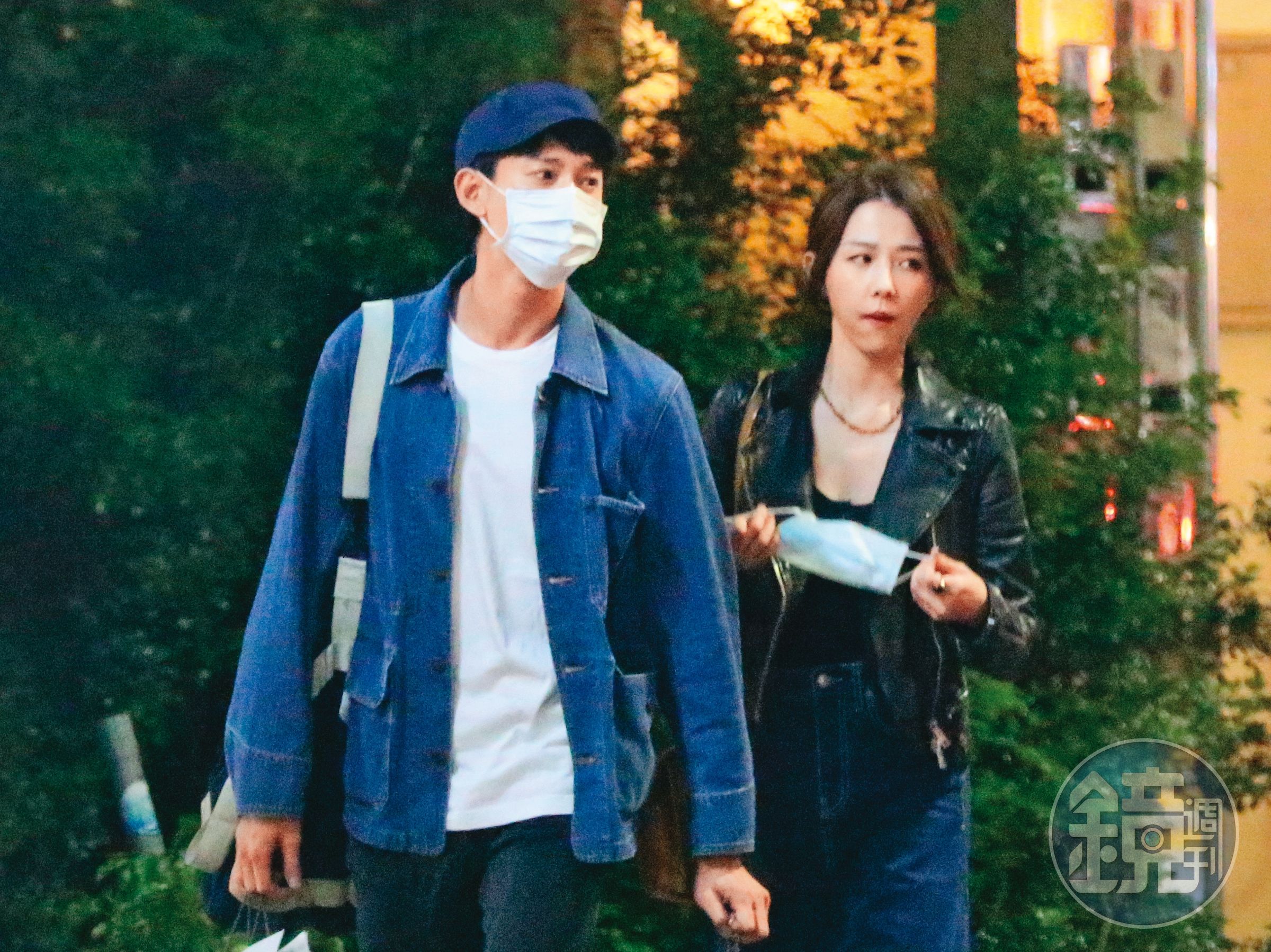 邵雨薇(右)與吳慷仁(左)交往5年感情穩定,過往兩人不時在社群分享放閃照,如今已趨低調。