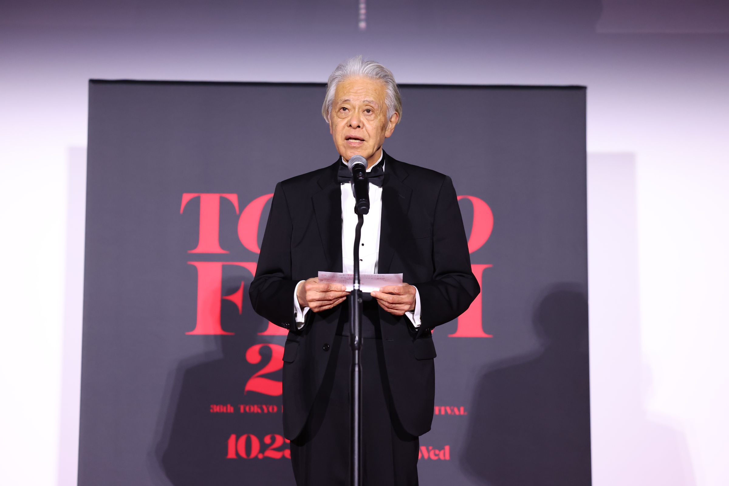 東京國際影展主席安藤裕康曾是外交官，上任後致力於影展的國際化。（東京國際影展提供）