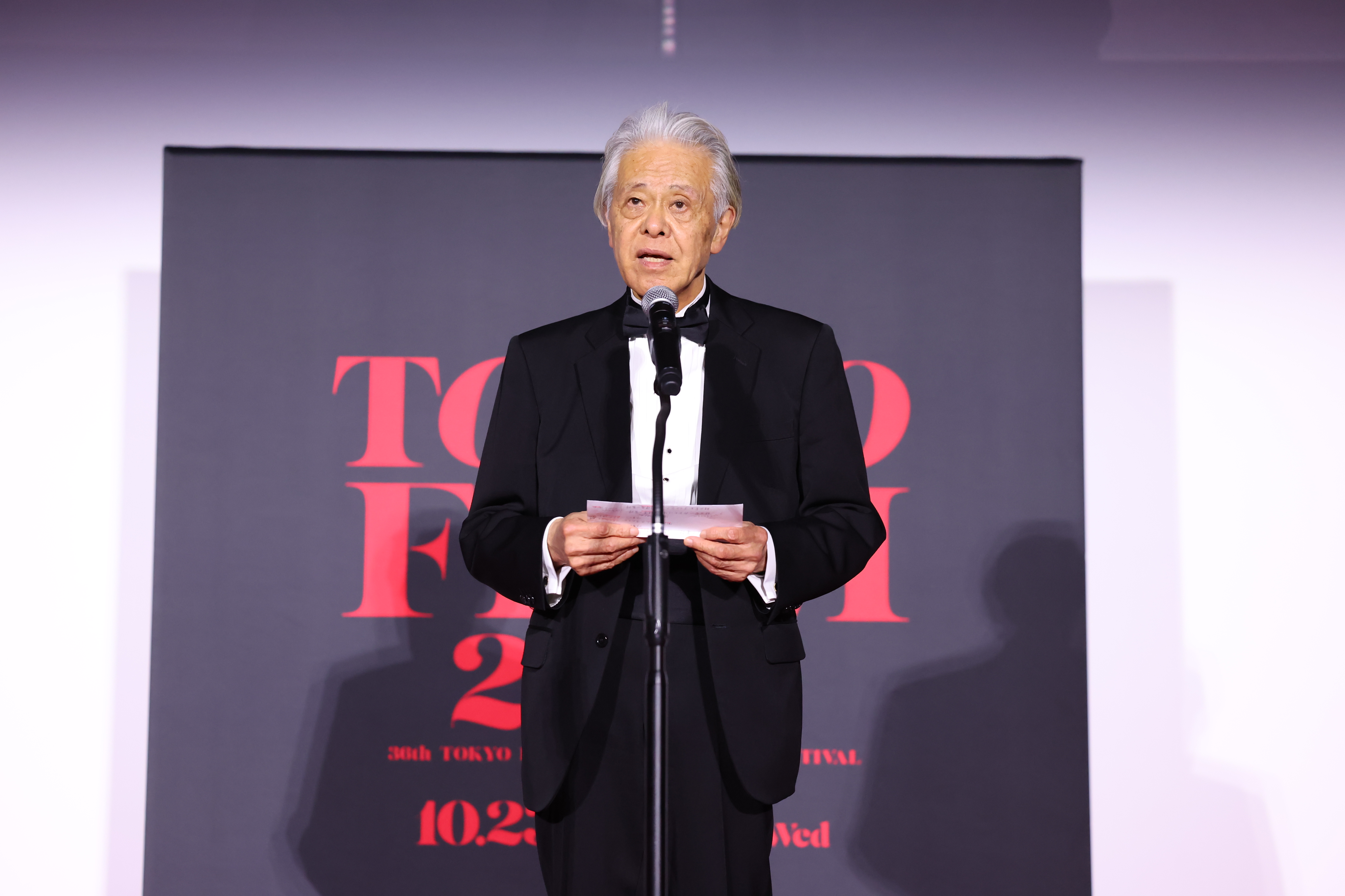 東京國際影展主席安藤裕康曾是外交官,上任後致力於影展的國際化。(東京國際影展提供)