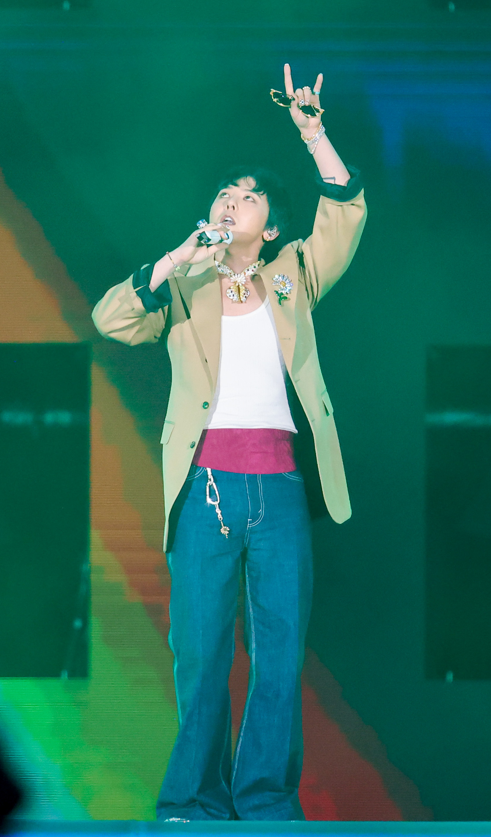 G-Dragon壓軸登上「K-SPARK IN KAOHSIUNG」,無冷場表演超精彩。(讀者提供)
