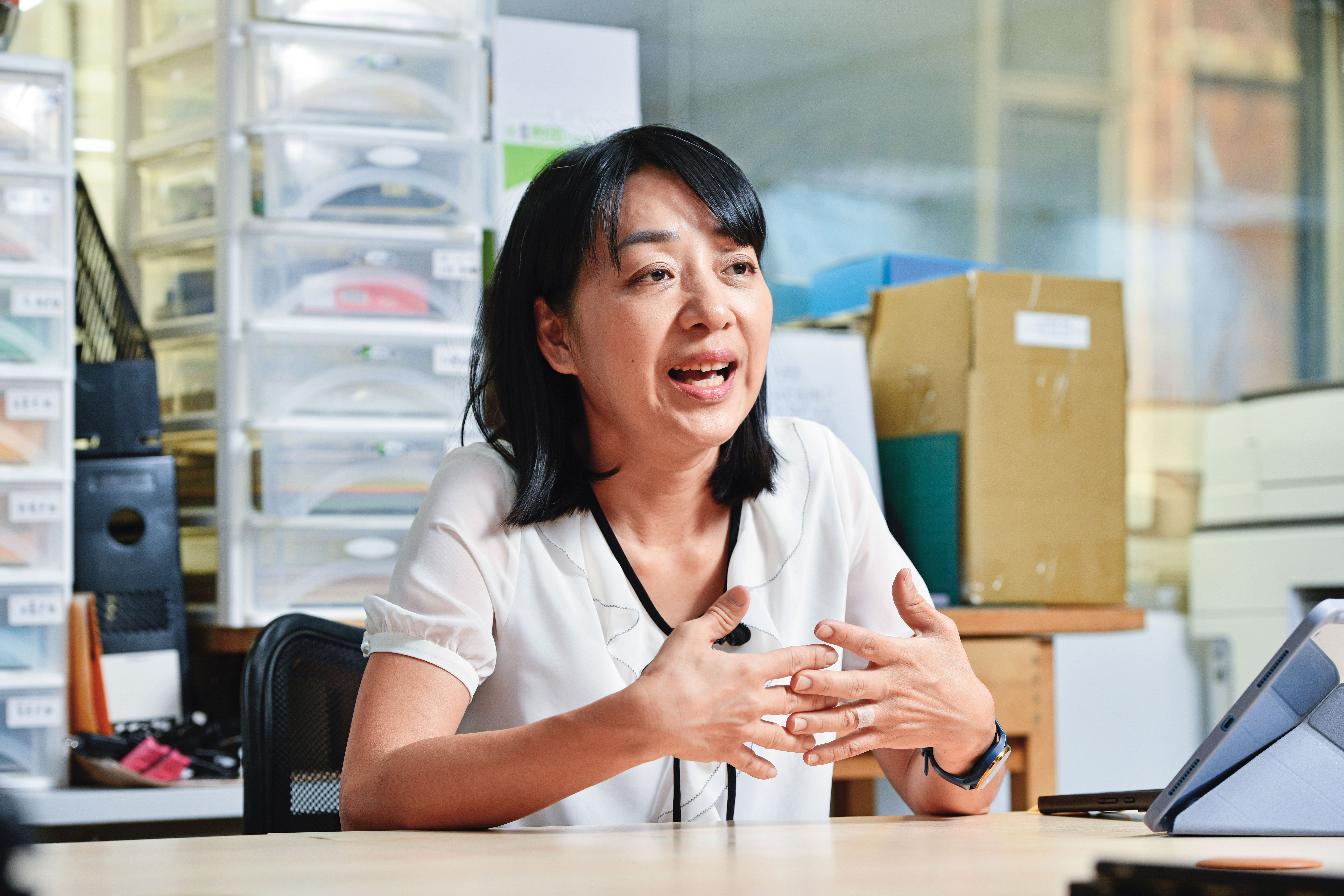時代力量黨主席王婉諭感嘆台灣在國際上被稱為「詐欺王國」，主張詐欺刑責應加重。