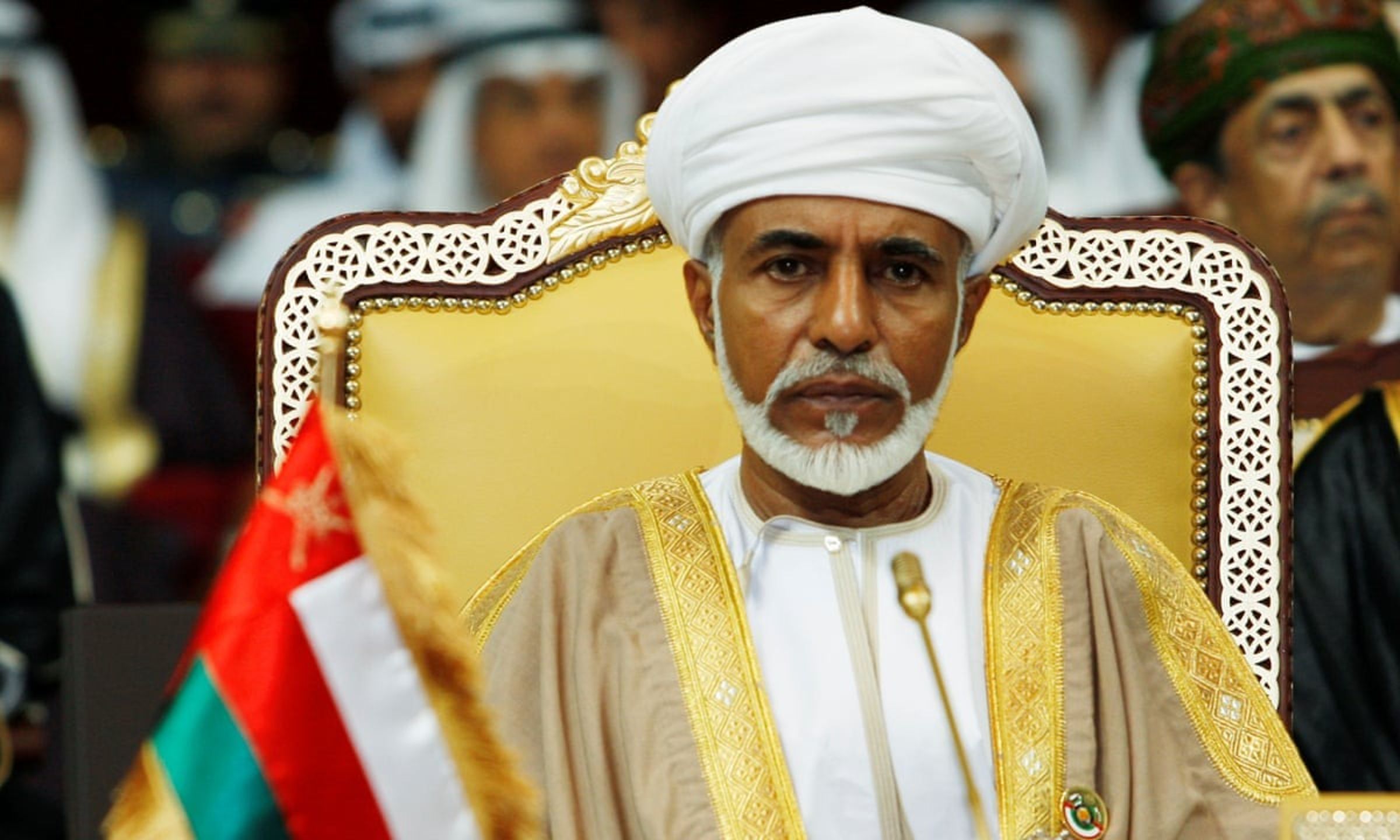 前阿曼蘇丹 Qaboos bin Said Al Said（1940~2020）。