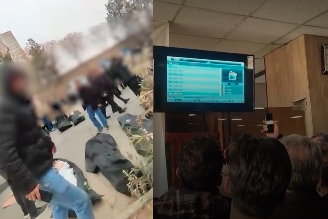 儘管德黑蘭當局持續實施嚴格的網路封鎖，，但民眾連日突破封鎖流出的影像揭露了令人心碎慘狀。（翻攝畫面）