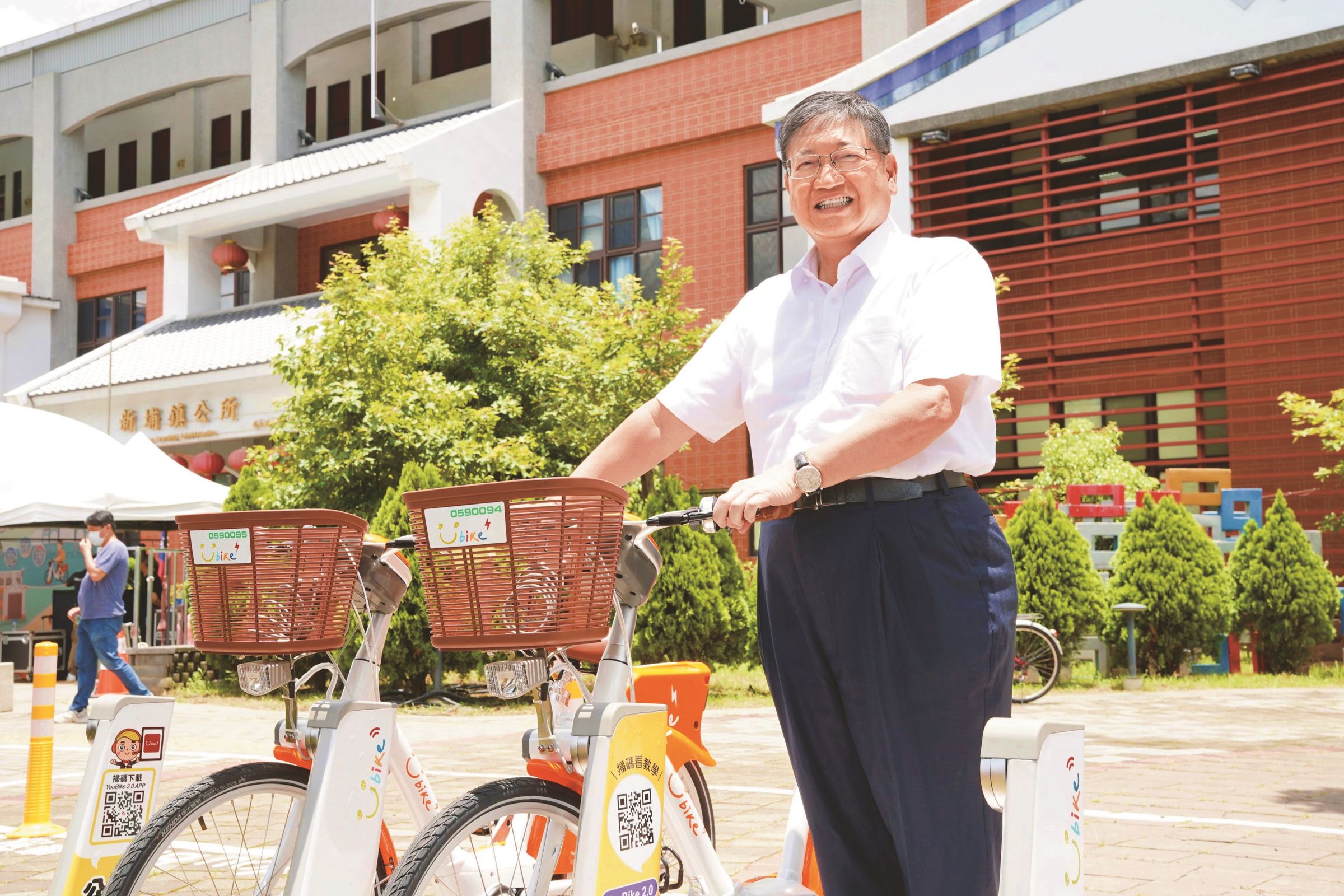 YouBike 2.0E投保才能借,保費縣府買單。(新竹縣政府提供)