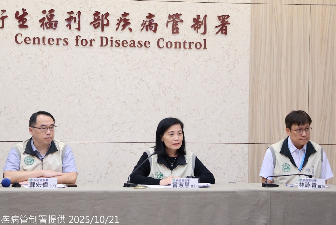 疾管署說明類鼻疽個案。（疾管署提供）