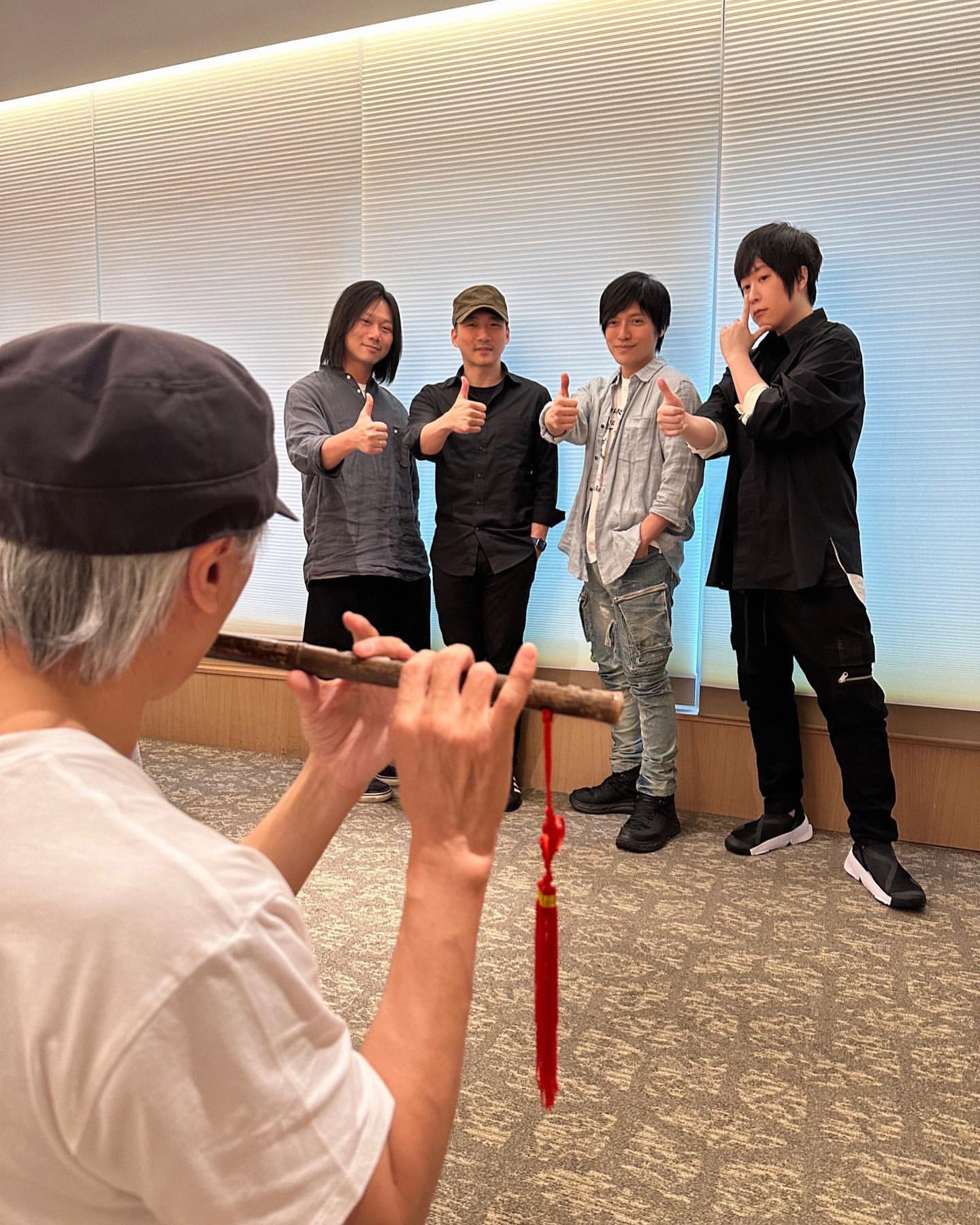 周星馳去年也曾與五月天碰面。(翻攝周星馳INS)