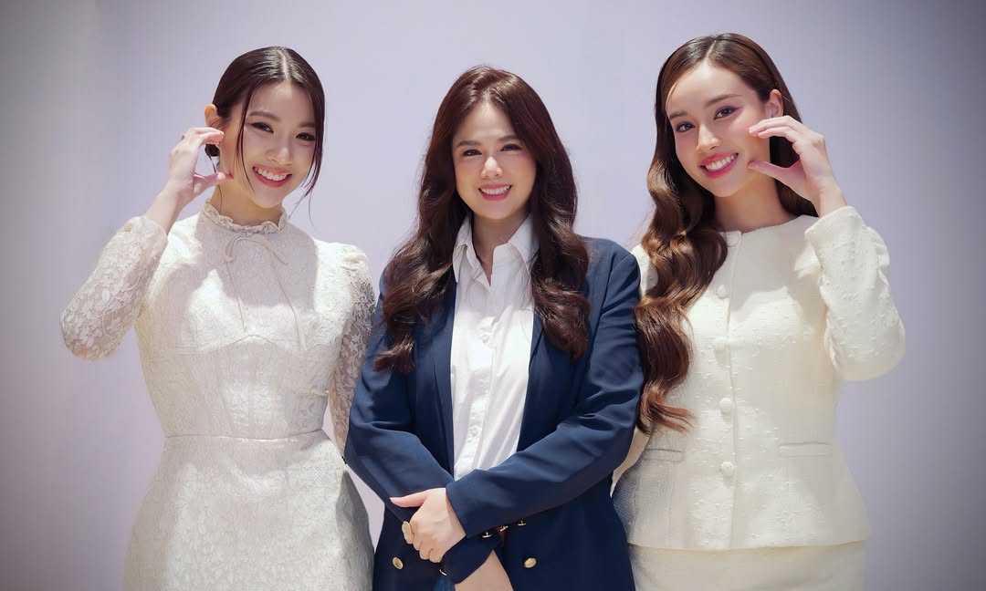 Ginny（左）、Jayna（右）是Tik所簽的泰百藝人，兩人已在準備下一部戲。（northstarentertainth/IG）