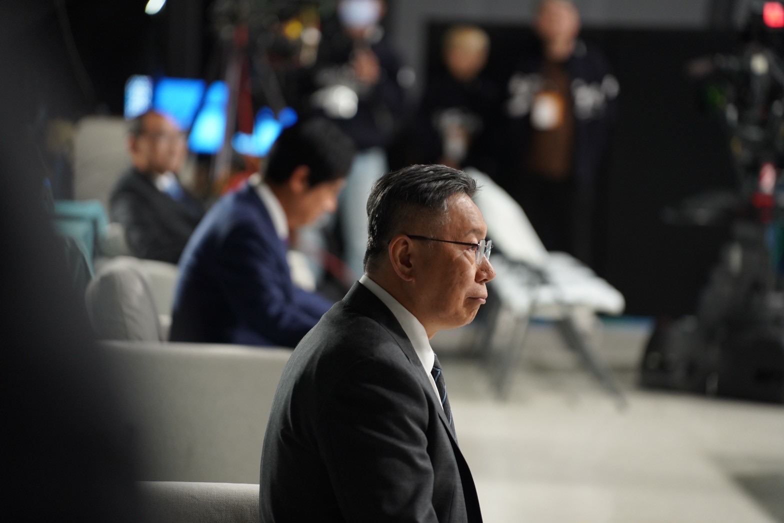 柯文哲（圖）酸賴清德說要把老家信託「too late、太慢了啦！」（民眾黨提供）