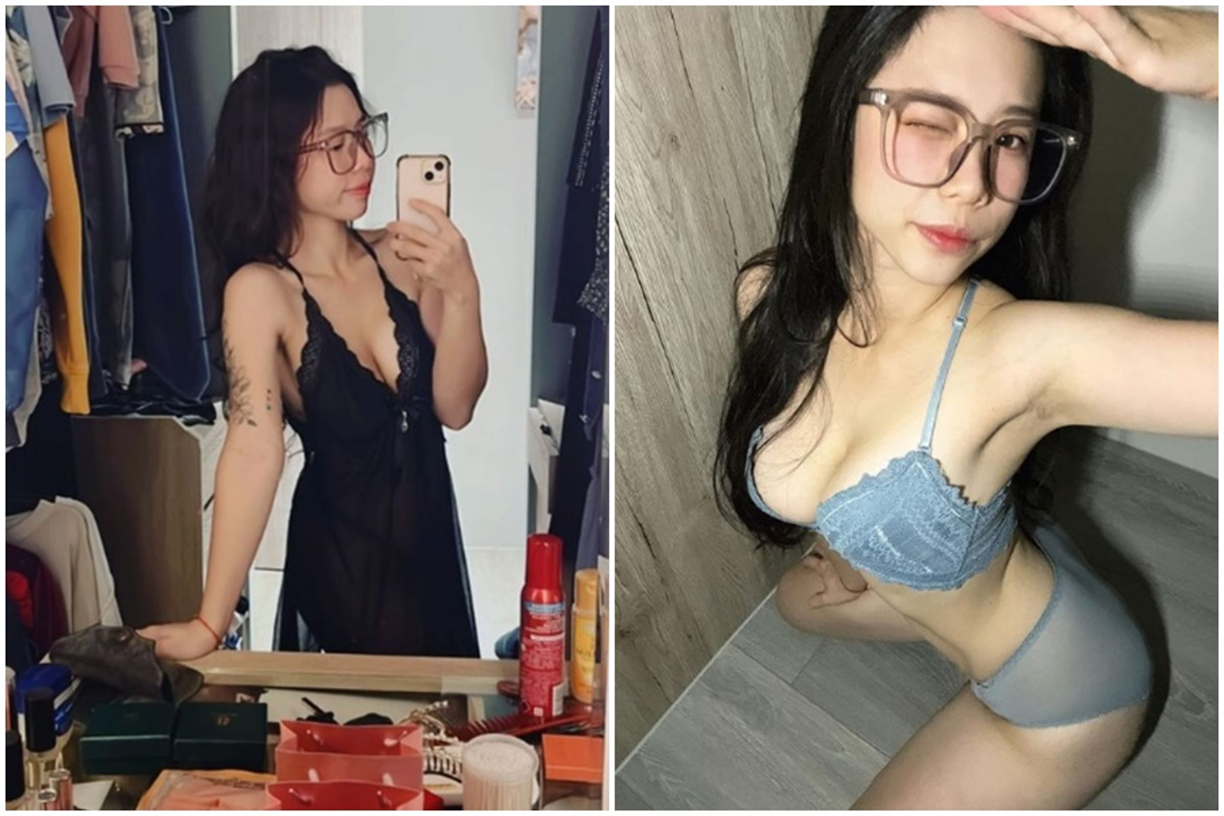 正妹兵器修護士因有著超強童顏以及火辣身材,引發網友暴動。(翻攝自77_212121 IG)