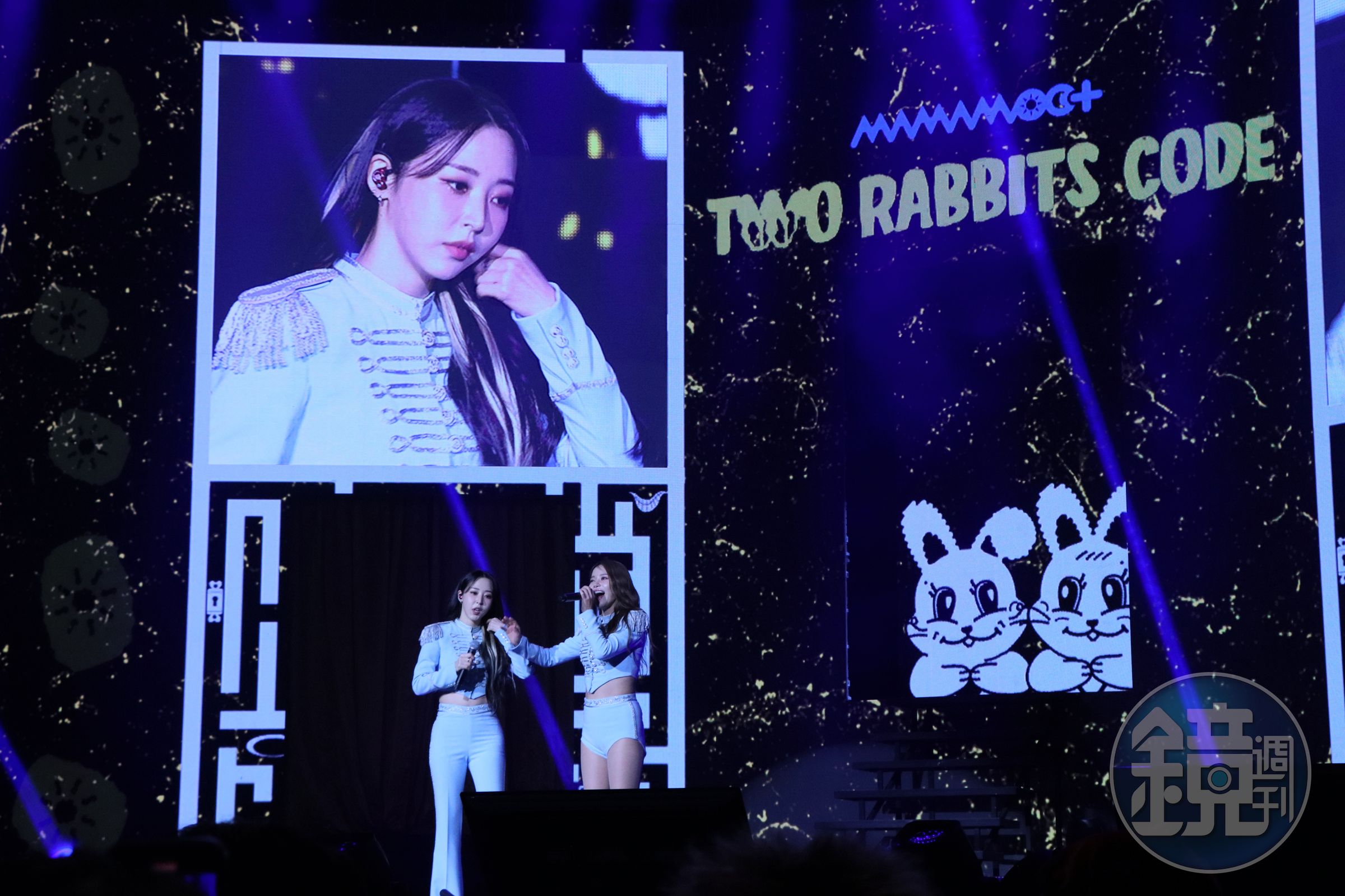 MAMAMOO+頌樂與玟星很認真用中文與粉絲互動,這次還加碼台語,超有趣。(讀者提供)
