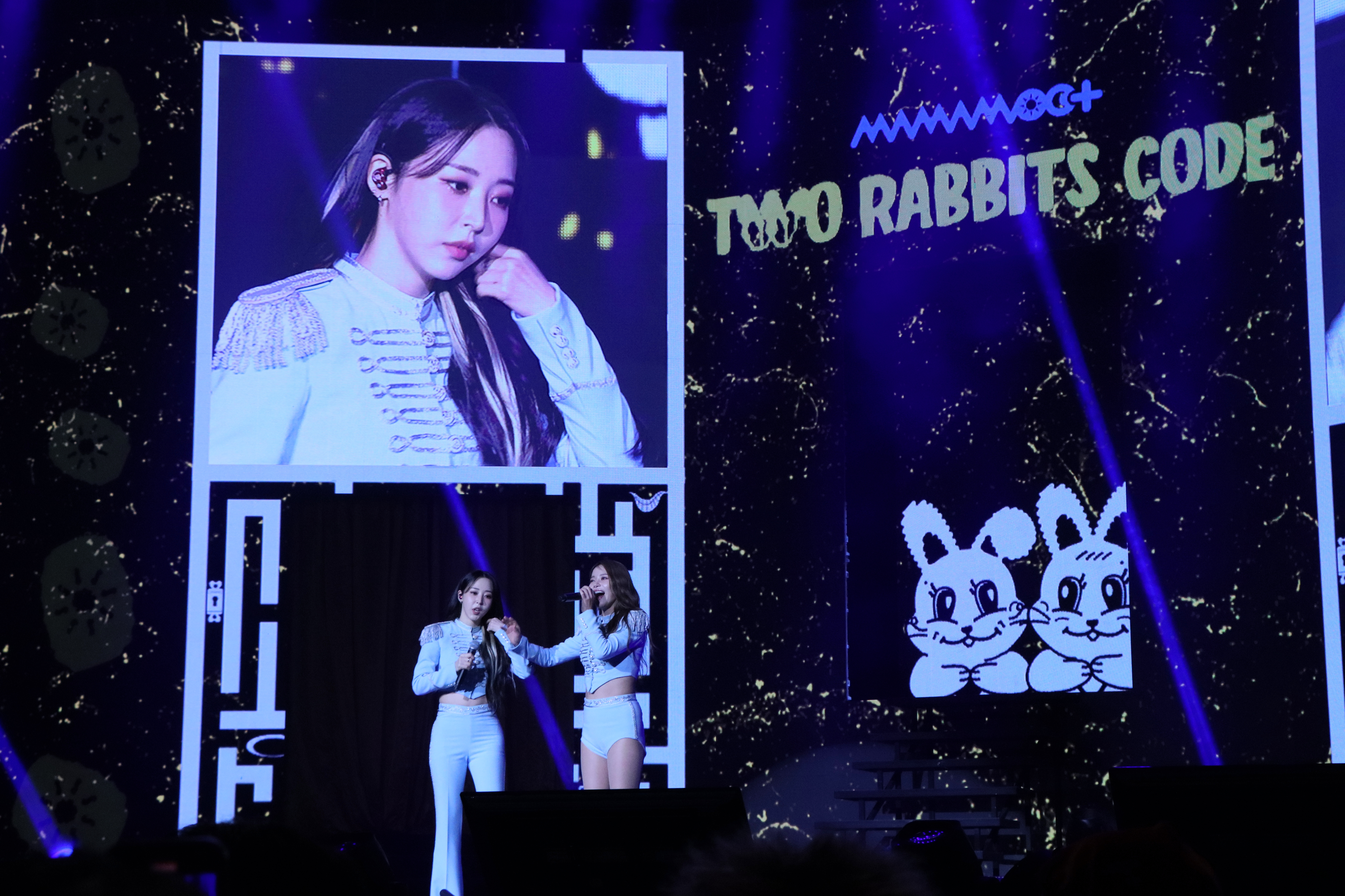 MAMAMOO+頌樂與玟星很認真用中文與粉絲互動,這次還加碼台語,超有趣。(讀者提供)