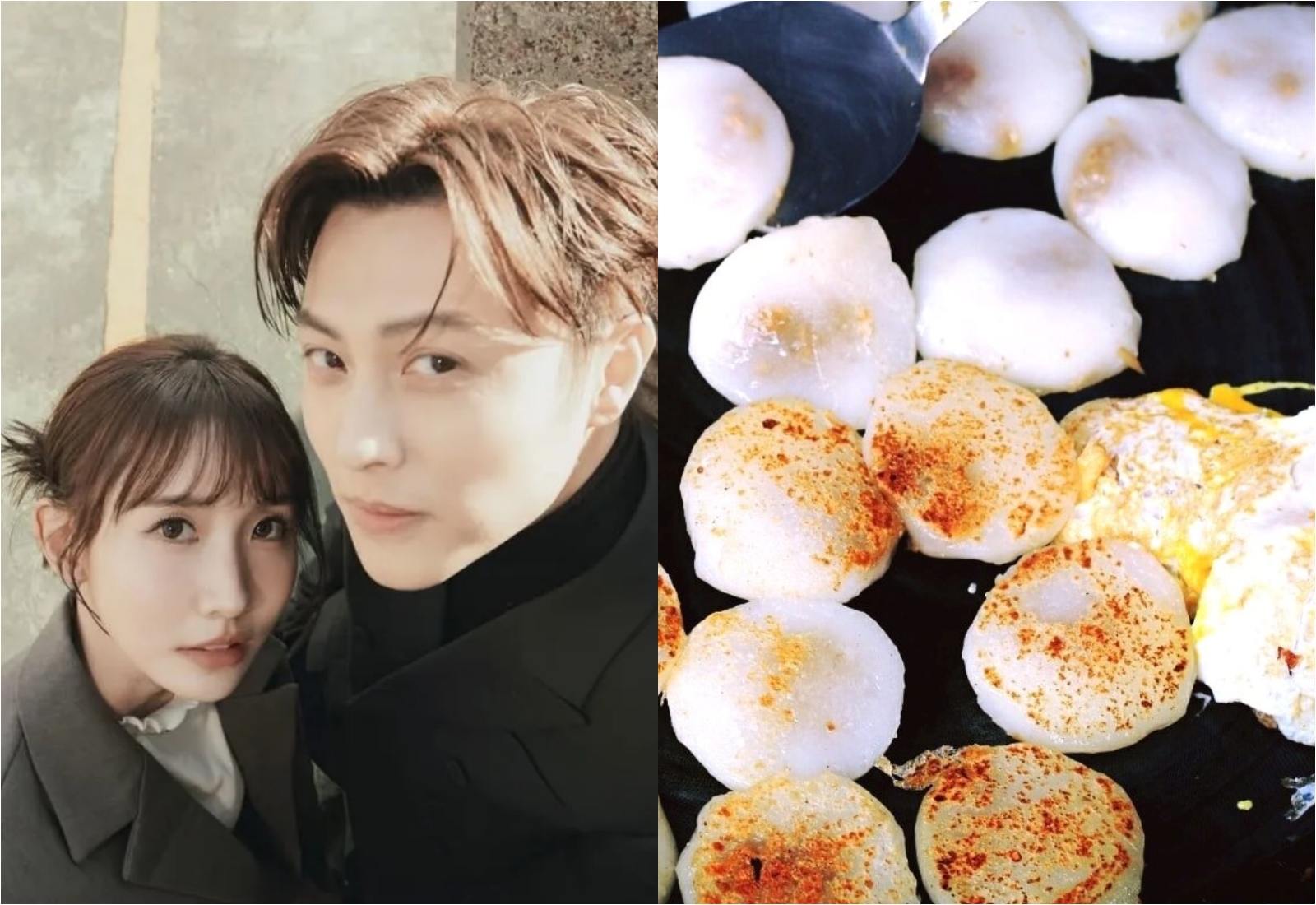 粿粿、王子爆不倫婚外情,台南一家小吃店因為店名剛好結合兩人的名字,引發話題。(翻攝自粿粿IG、店家臉書)