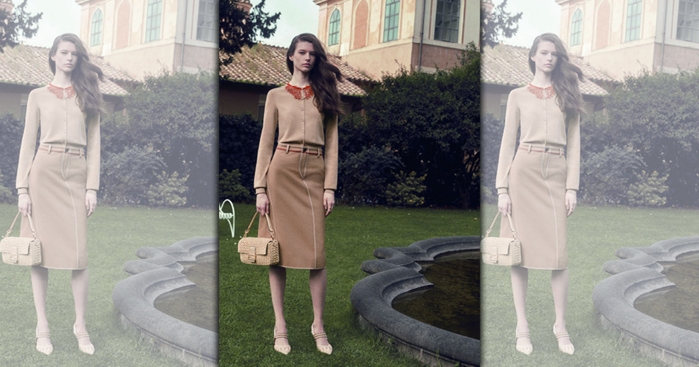 FENDI 2025拉斐草系列以不同的工藝探索變化的各種可能性。(FENDI提供)