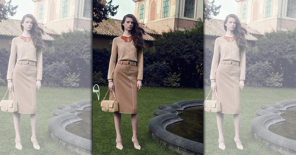 FENDI 2025拉斐草系列以不同的工藝探索變化的各種可能性。（FENDI提供）