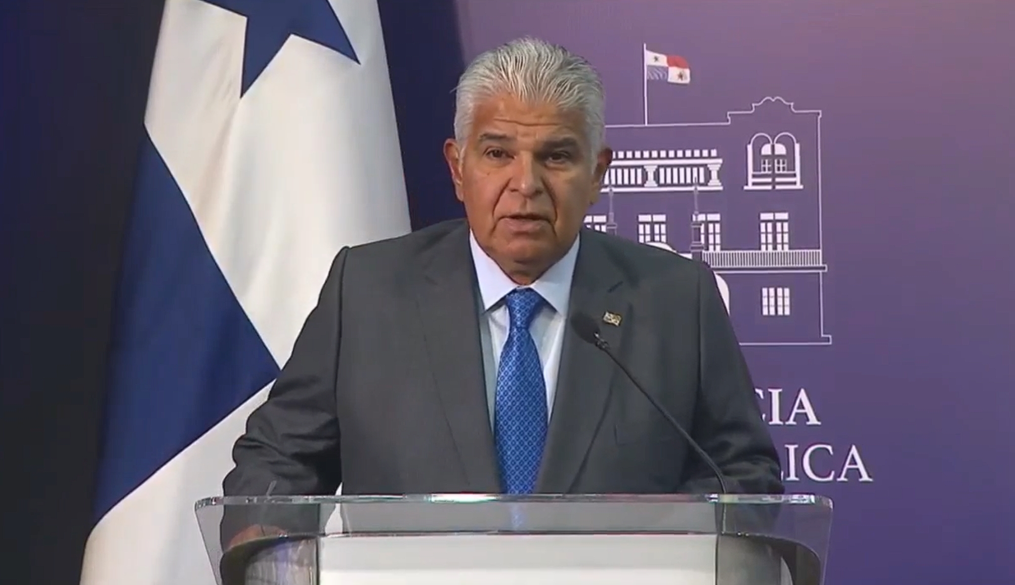 巴拿馬總統穆里諾表示，已向中國遞交退出一帶一路的文件。（翻攝臉書José Raúl Mulino）