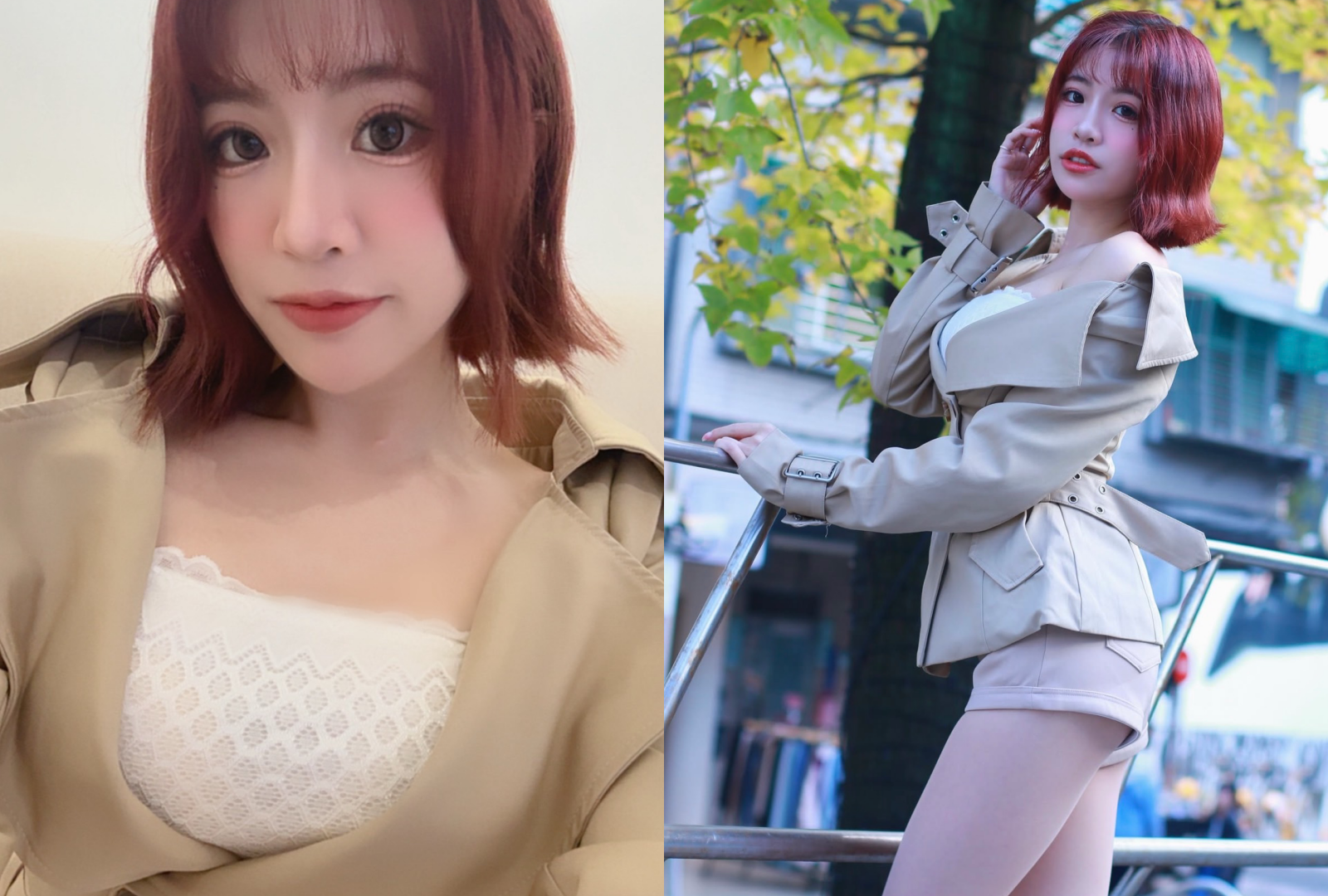 熊霓在新的一年以全新造型迎接。（樂天桃猿提供）
